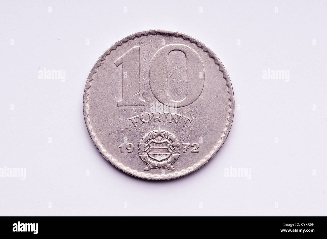 Une pièce de monnaie hongroise Banque D'Images