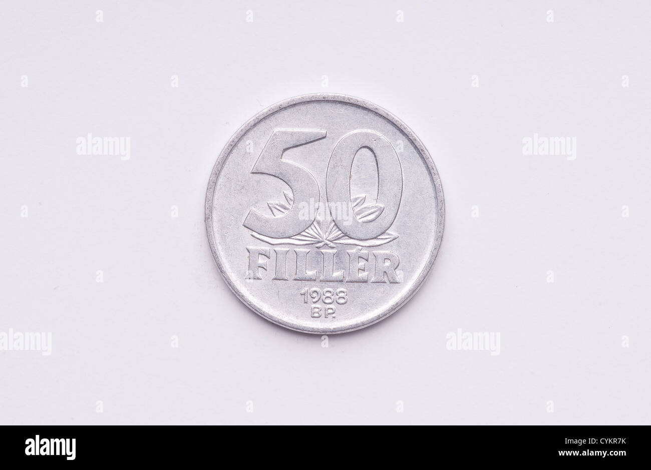 Une pièce de monnaie hongroise Banque D'Images