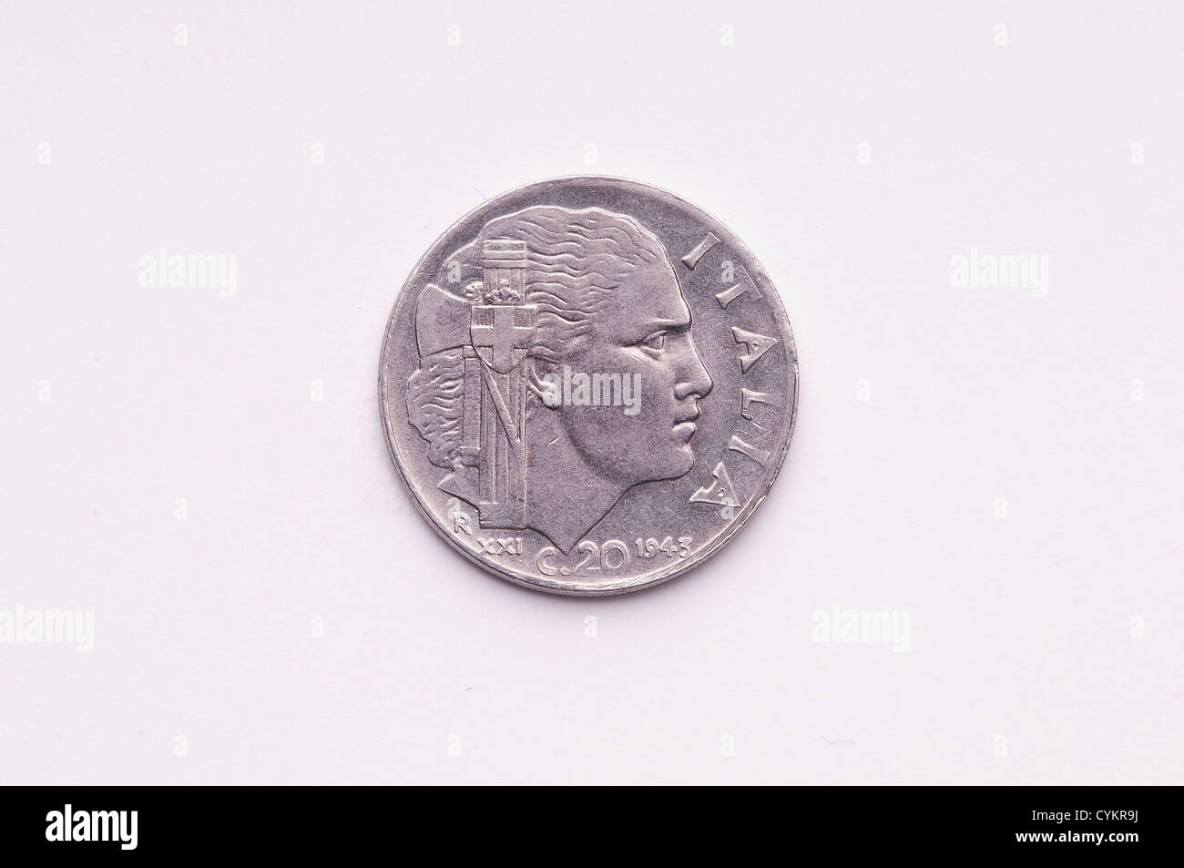 Une pièce italienne Banque D'Images