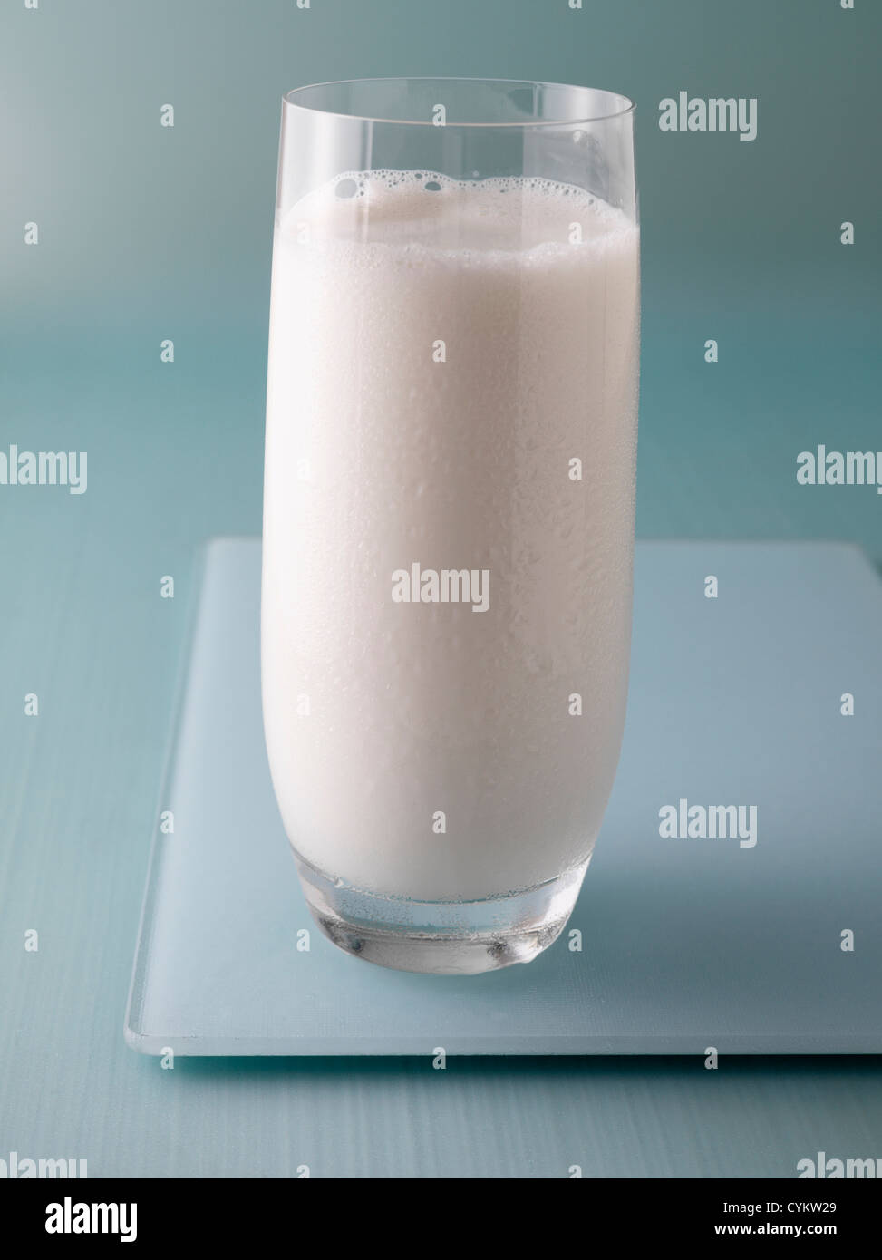 Close up de verre de lait Banque D'Images