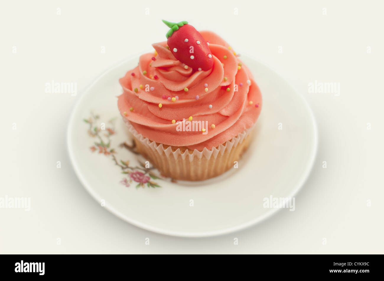 Close up of decorative cupcake Banque D'Images