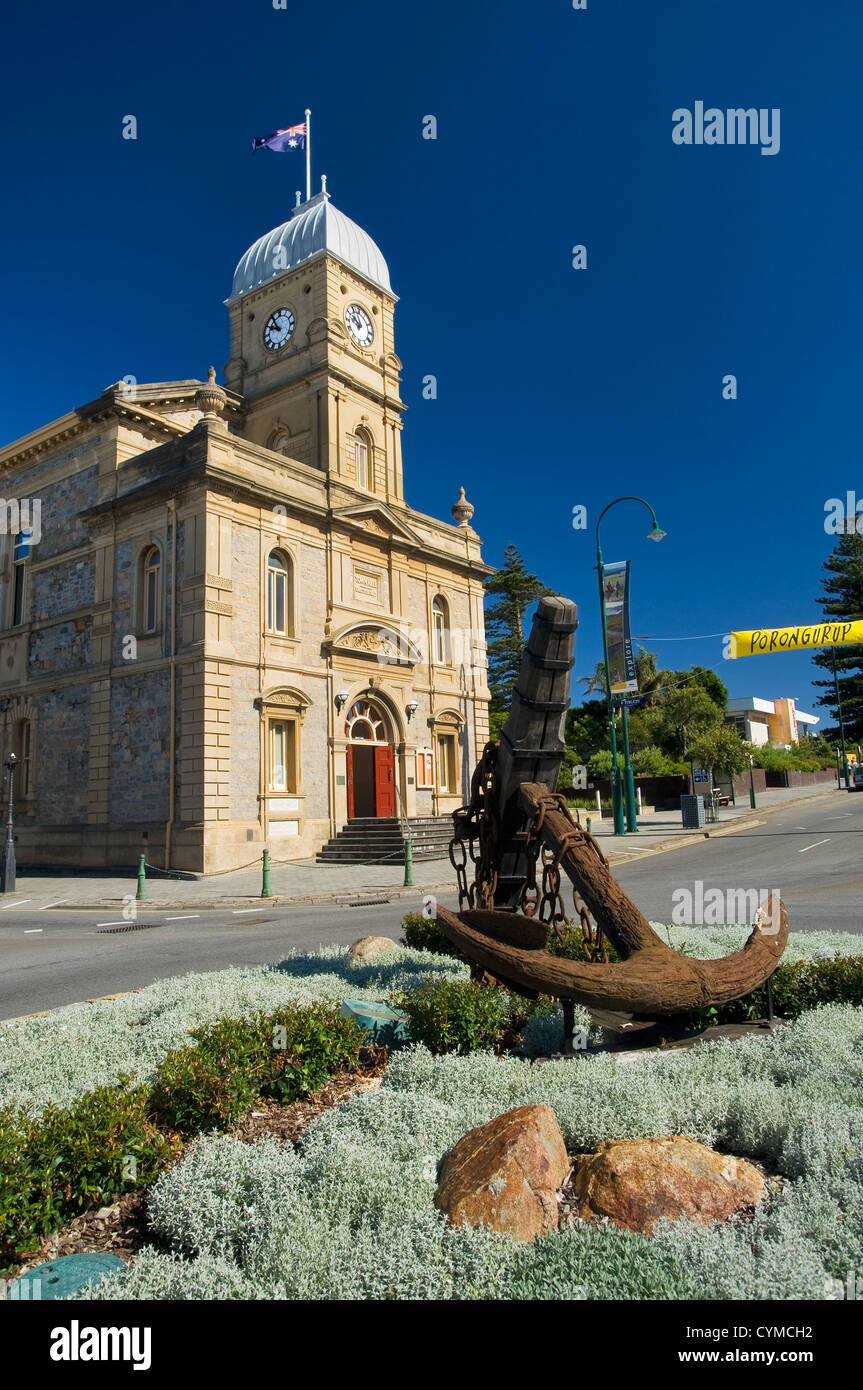 Old Anchor dans la ville de Albany. Banque D'Images
