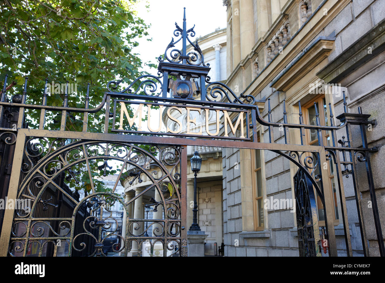 Entrée du musée national d'histoire de Dublin République d'Irlande Banque D'Images