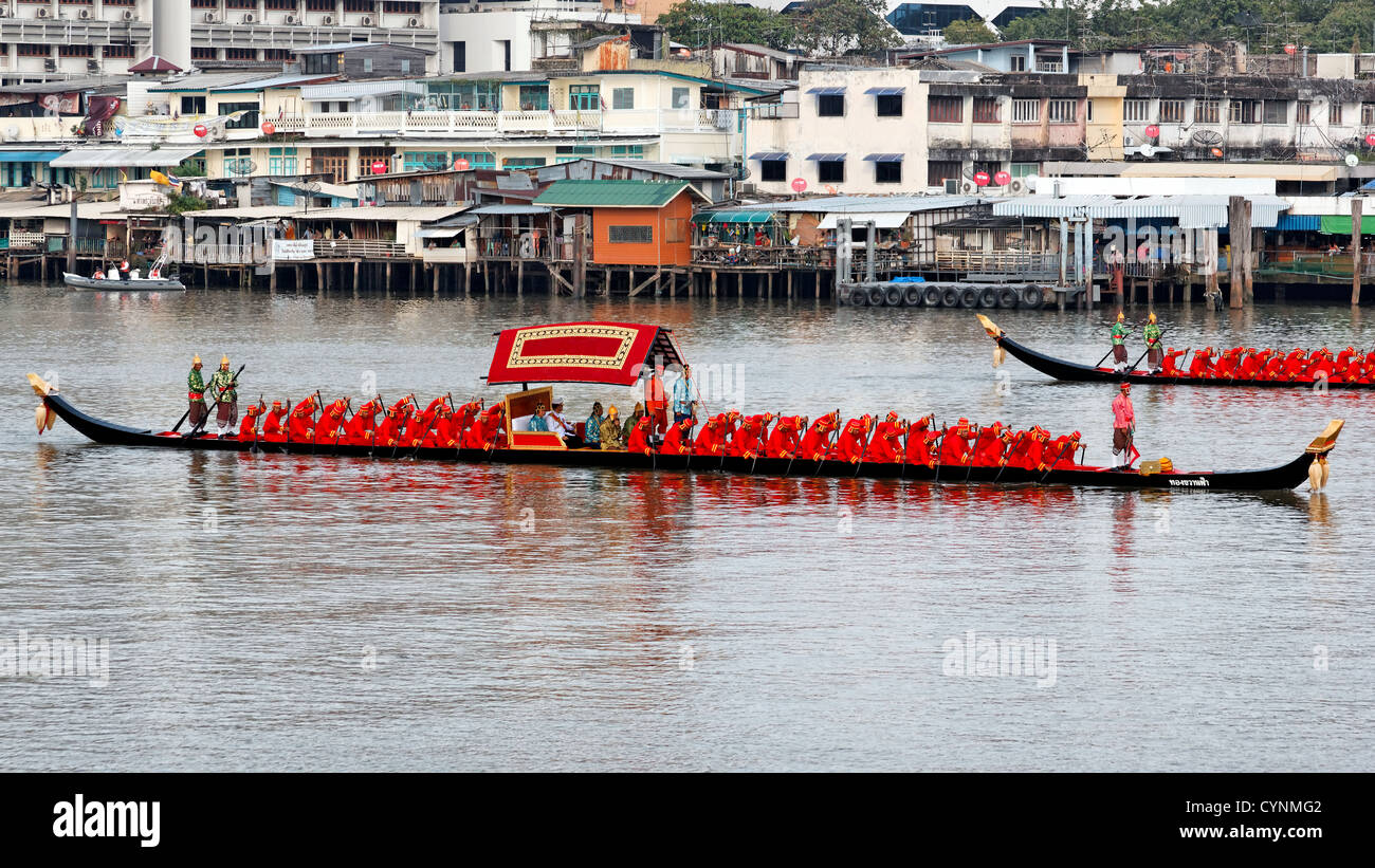 La Barge Royale Procession, Bangkok, Thaïlande 2012 Banque D'Images