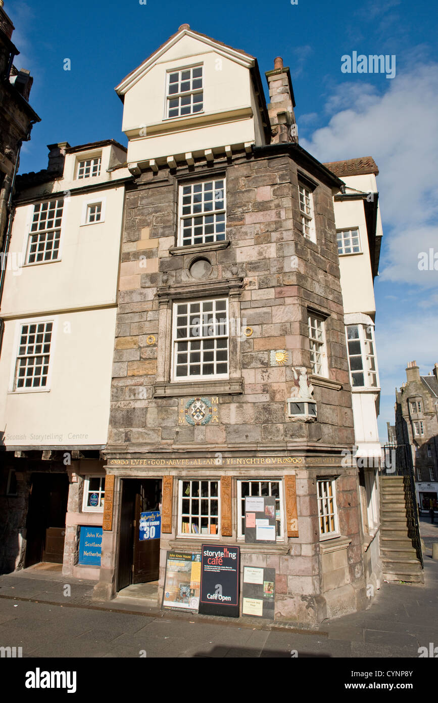 John Knox House, Édimbourg, Écosse Banque D'Images