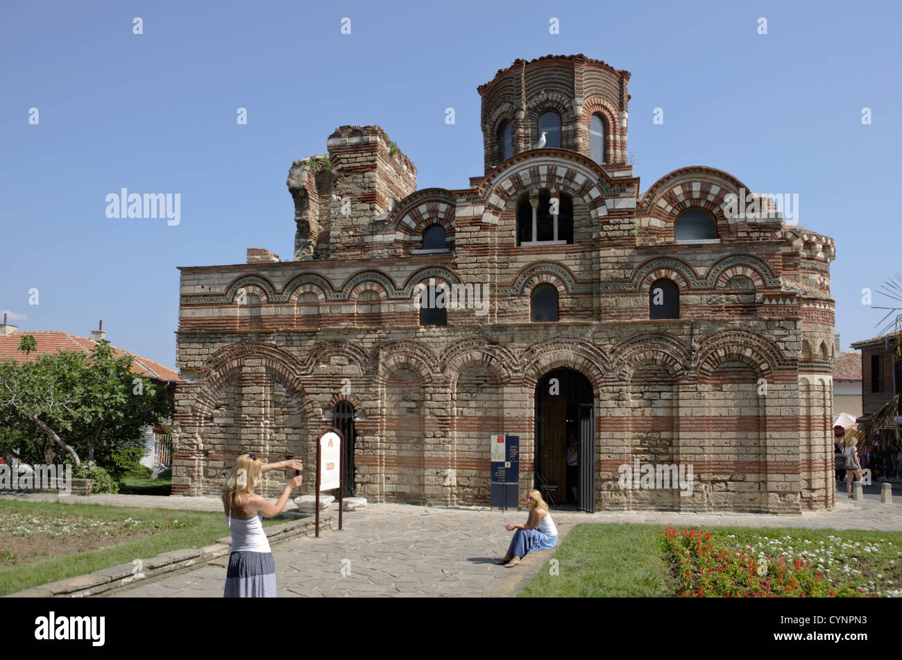 Site du patrimoine de l'UNESCO, Pantokratorkiche la Mer Noire, NESSEBAR, Bulgarie, Europe, Banque D'Images