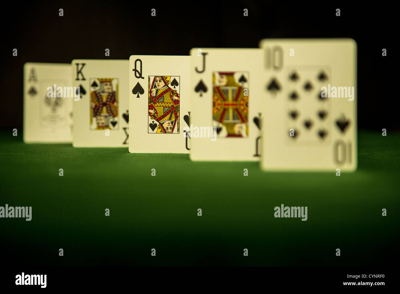 Porte-clés En Cuir Avec Gravure Quinte Flush Royale, Cadeau De Poker