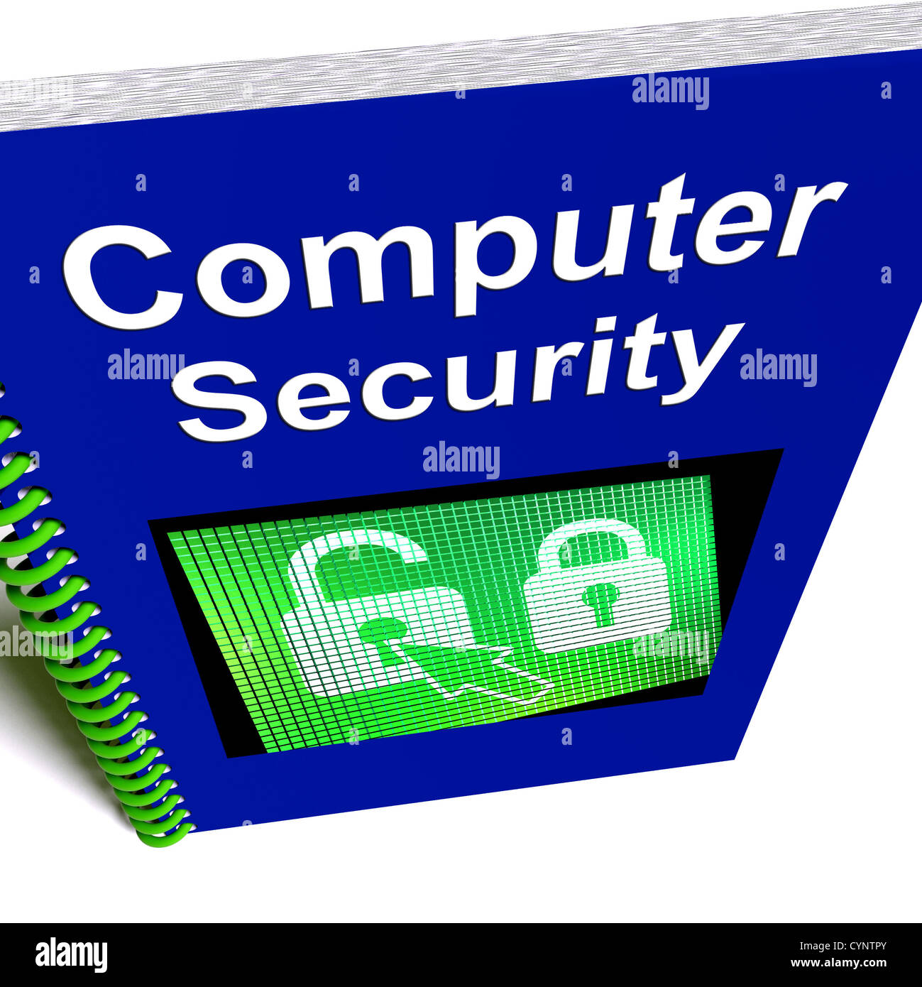 Sécurité informatique Sécurité Internet livre montrant Banque D'Images
