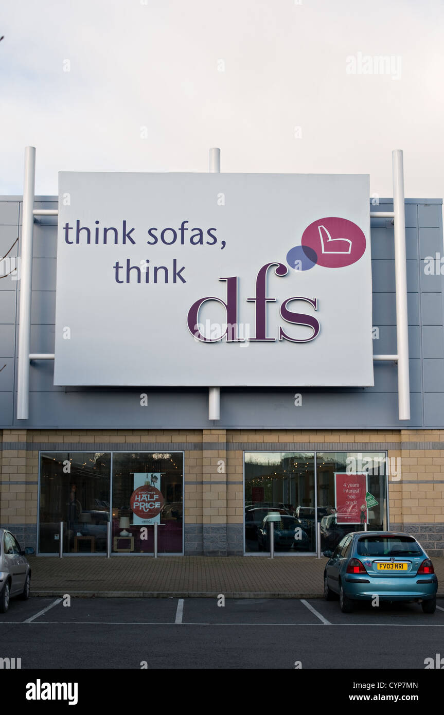 Un magasin de DFS, Lincoln, UK Banque D'Images