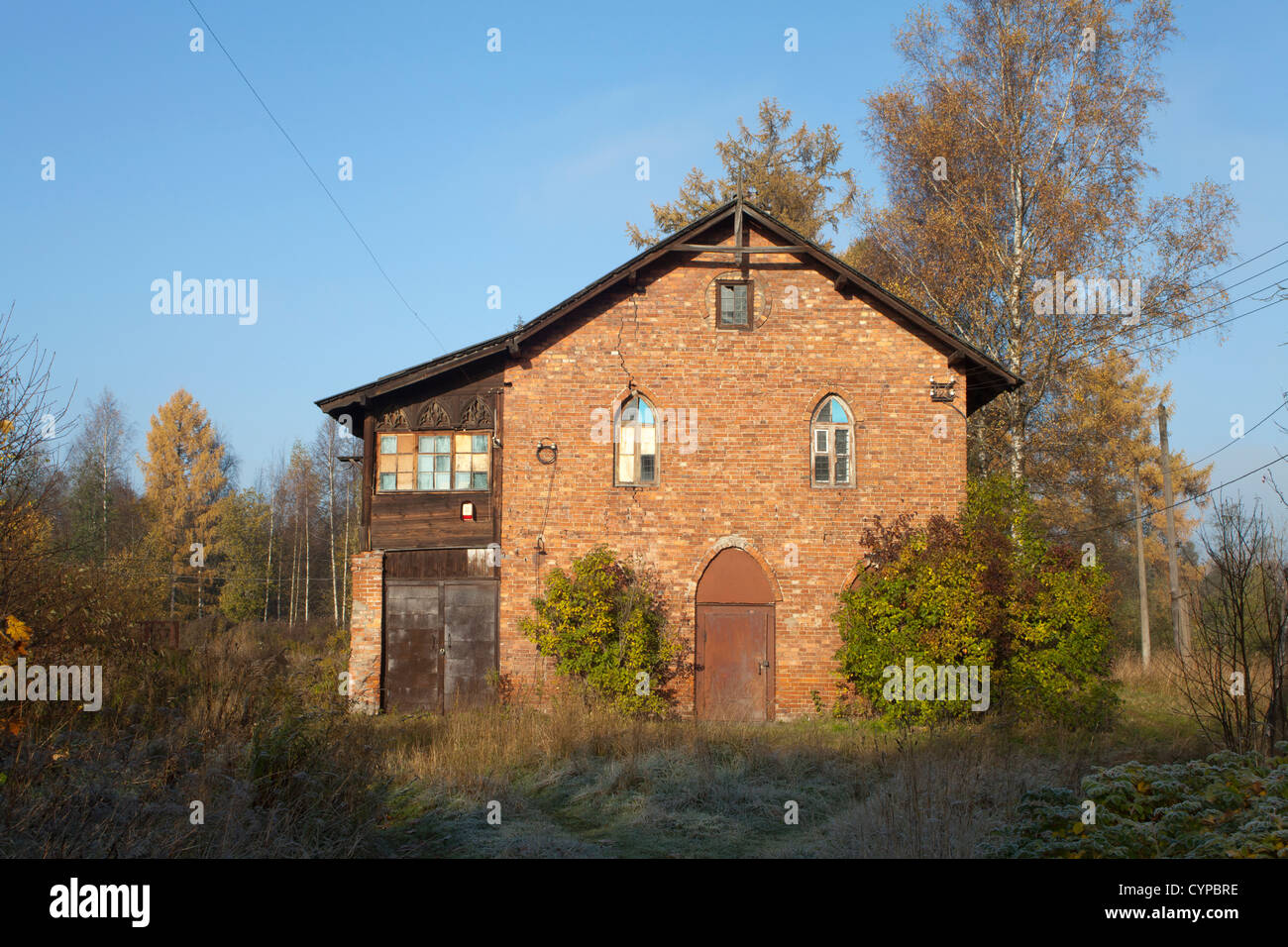 Priyutino, l'Oblast de Léningrad, en Russie. Banque D'Images