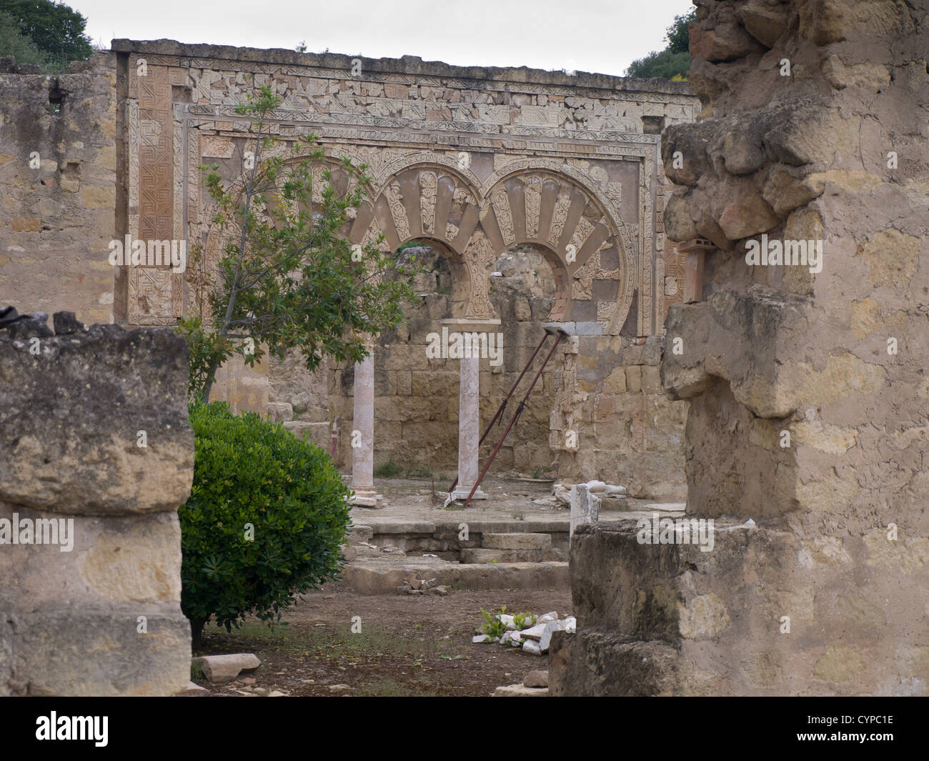 Ruines du palais maure Medina Azahara en Andalousie est un impressionnant site archéologique 15 min. du centre de Cordoba Banque D'Images