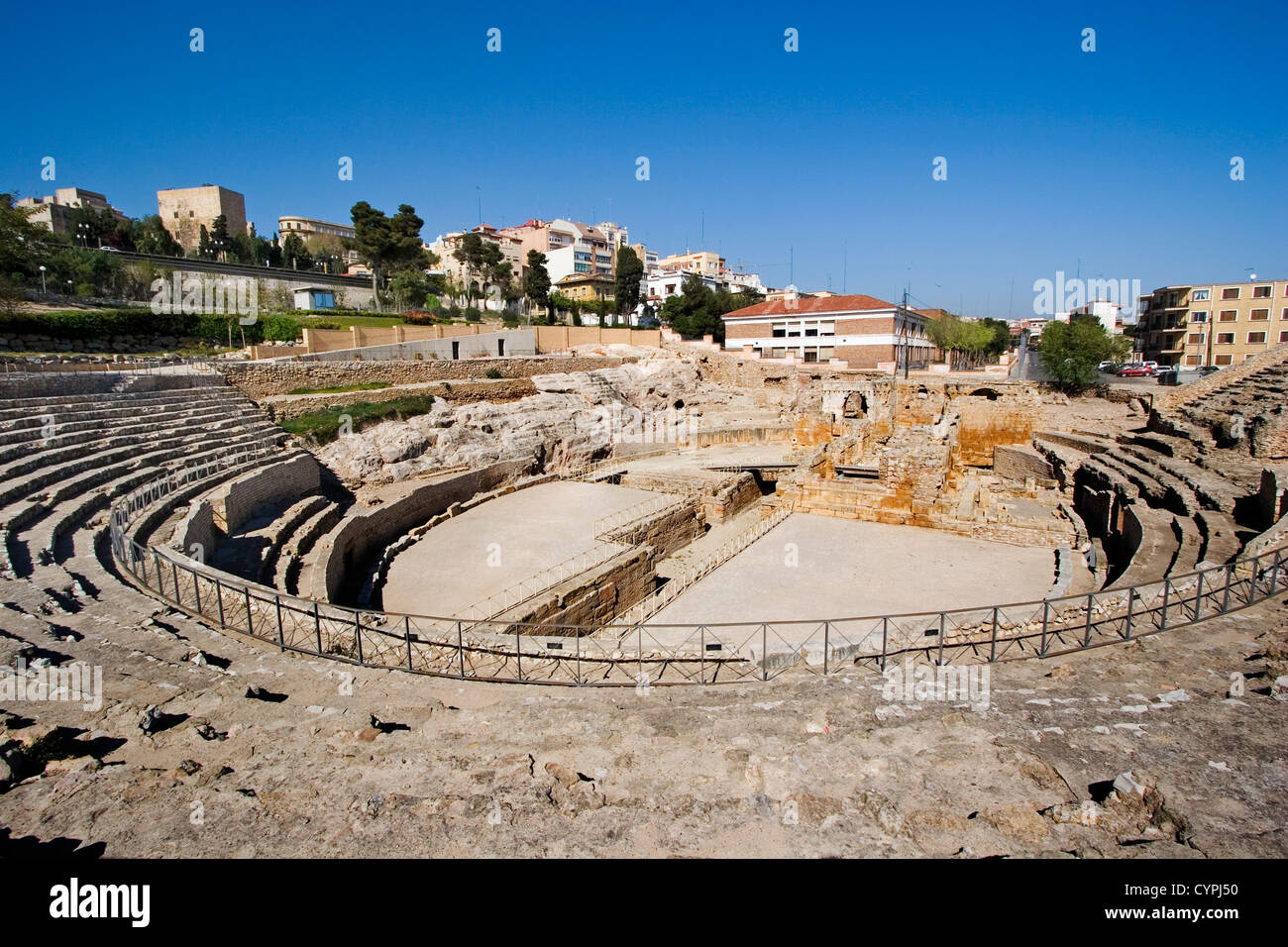 Amphithéâtre romain Tarragona Catalogne Espagne anfiteatro romano tarragona españa cataluña Banque D'Images