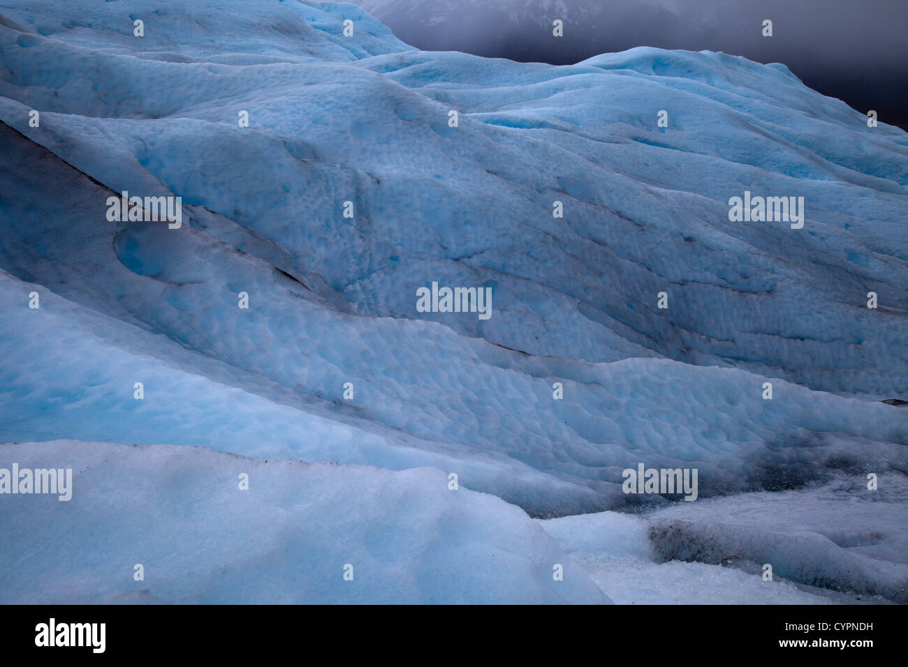 Collines de glace sur le glacier Perito Moreno, Patagonie Banque D'Images