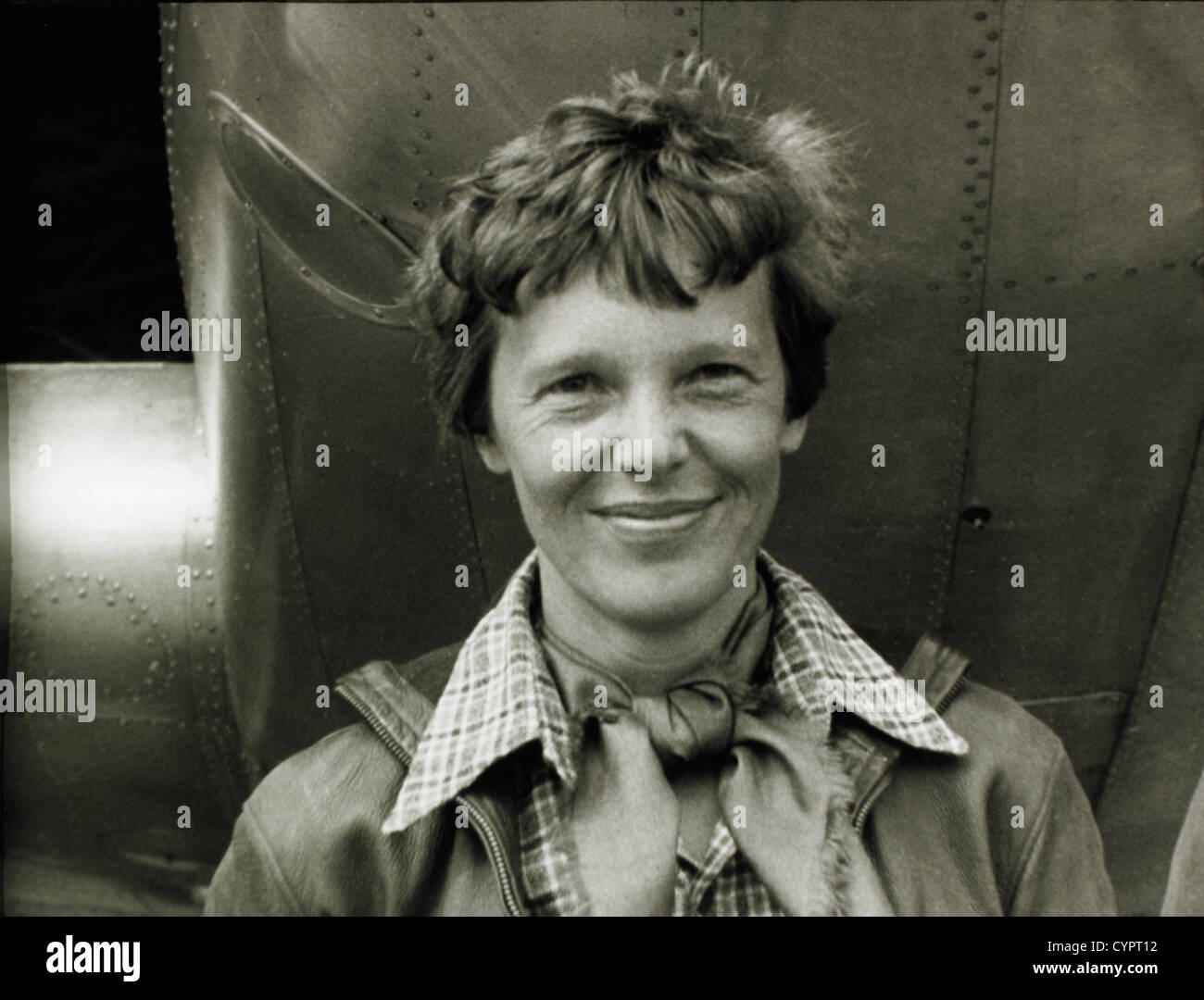 Amelia Earhart (1897-1937), pionnier de l'Aviation américaine, Portrait, 1937 Banque D'Images