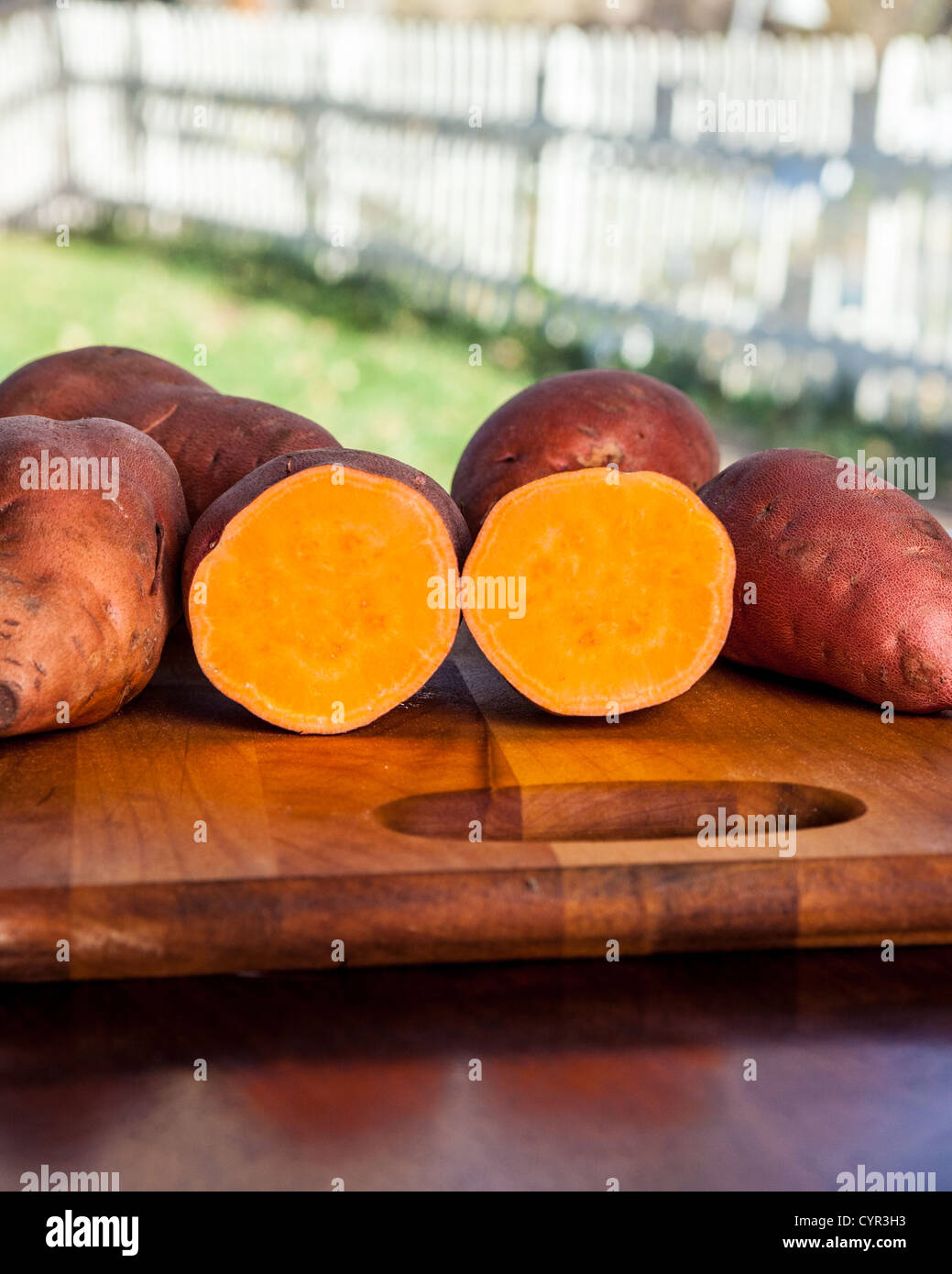 Les patates douces ou l'Igname Banque D'Images