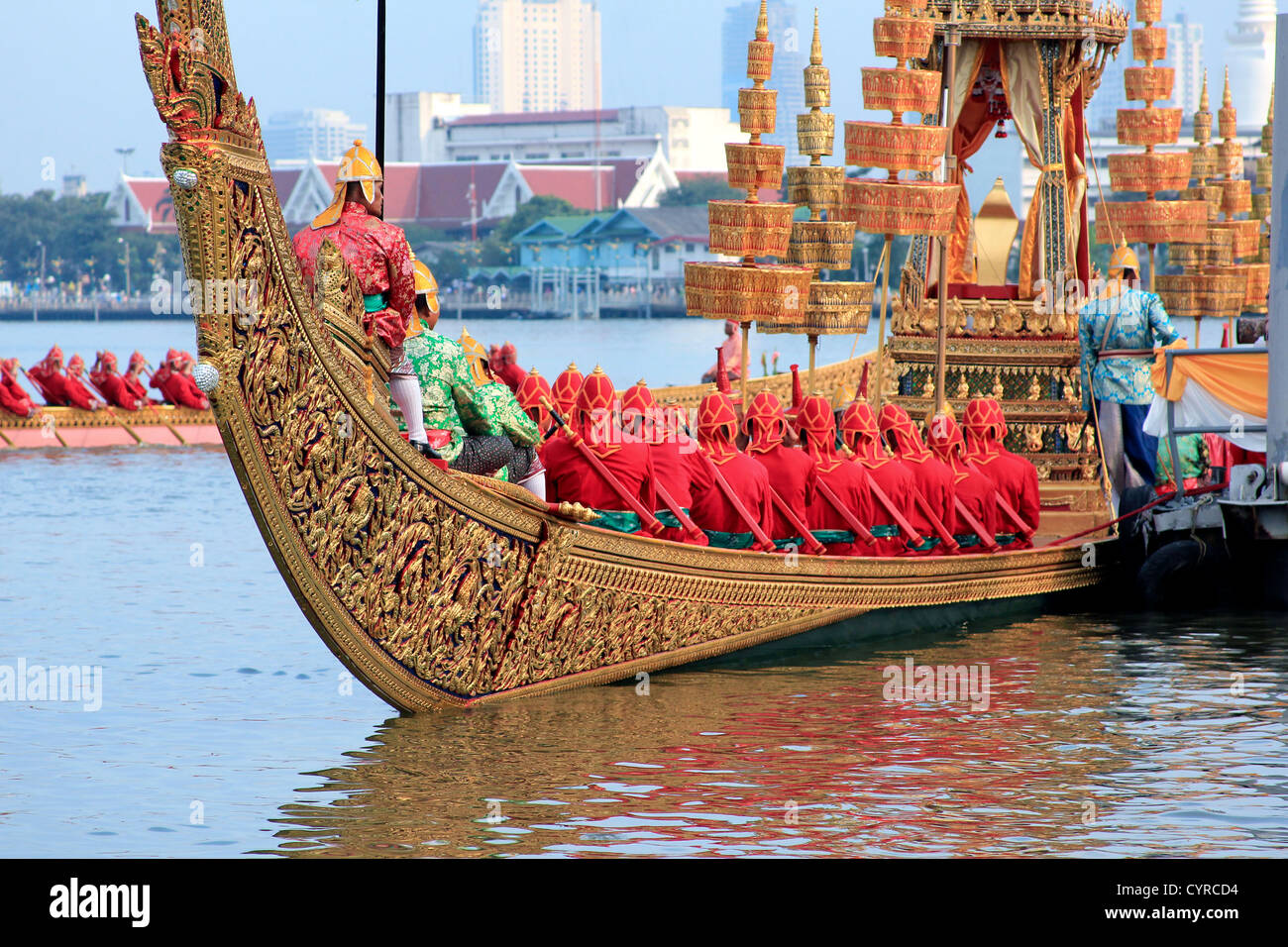 La Barge Royale Procession, Bangkok, Thaïlande 2012 Banque D'Images