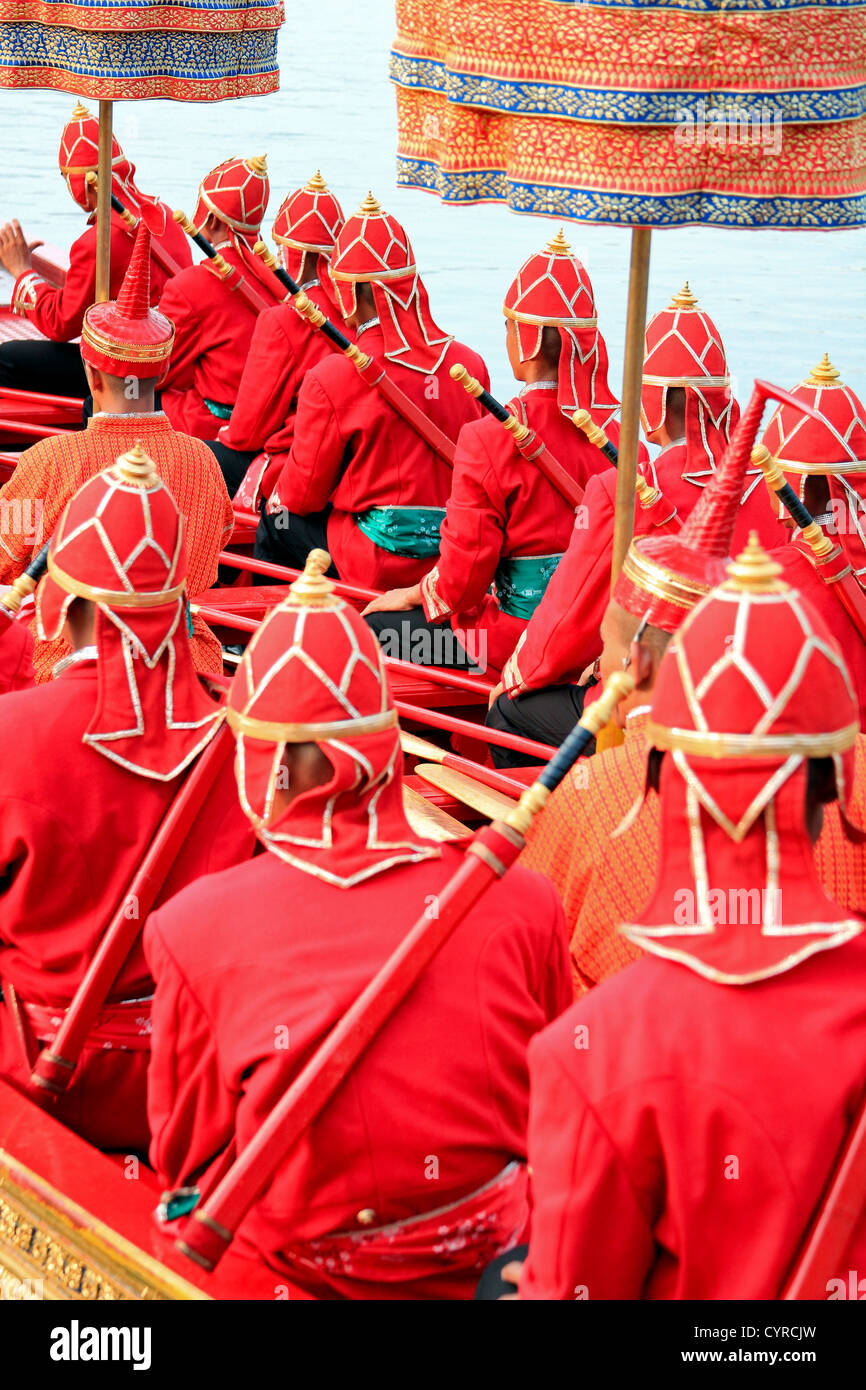 La Barge Royale Procession, Bangkok, Thaïlande 2012 Banque D'Images