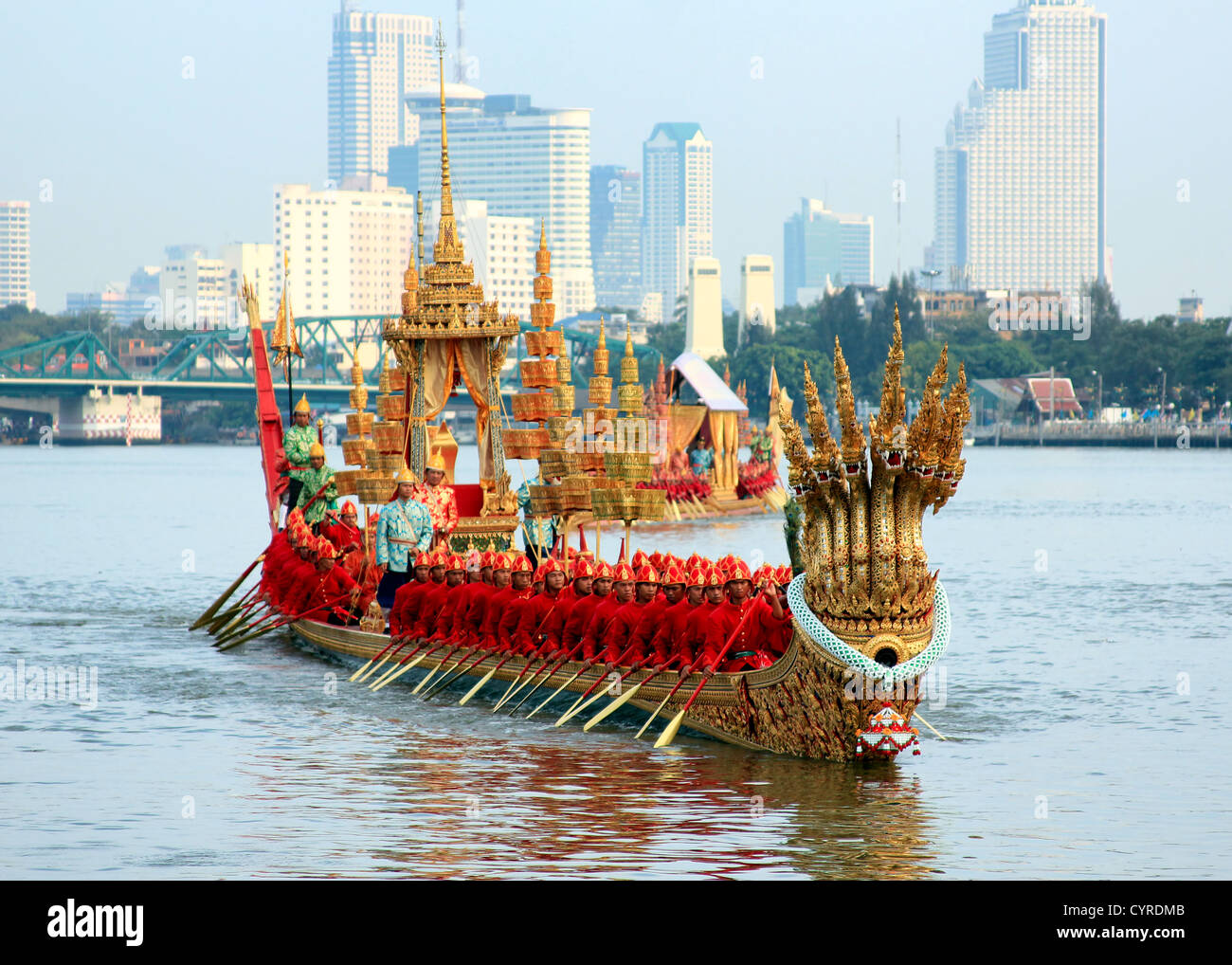 La Barge Royale Procession, Bangkok, Thaïlande 2012 Banque D'Images