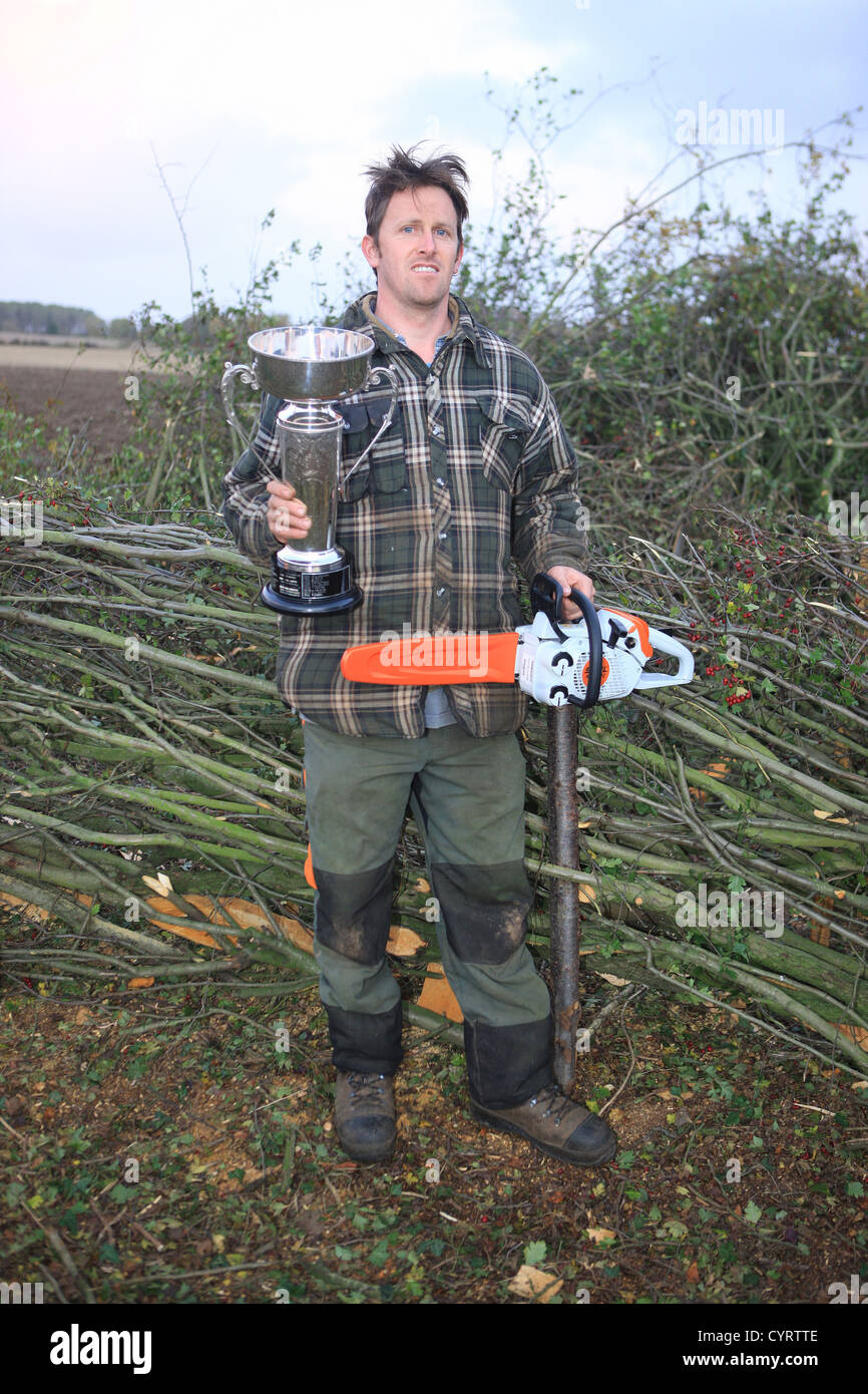 Colin Clutterbuck gagnant de la Cour suprême Champion au 34e Championnats Nationaux,pose de haie le samedi 27 octobre 2012 Banque D'Images