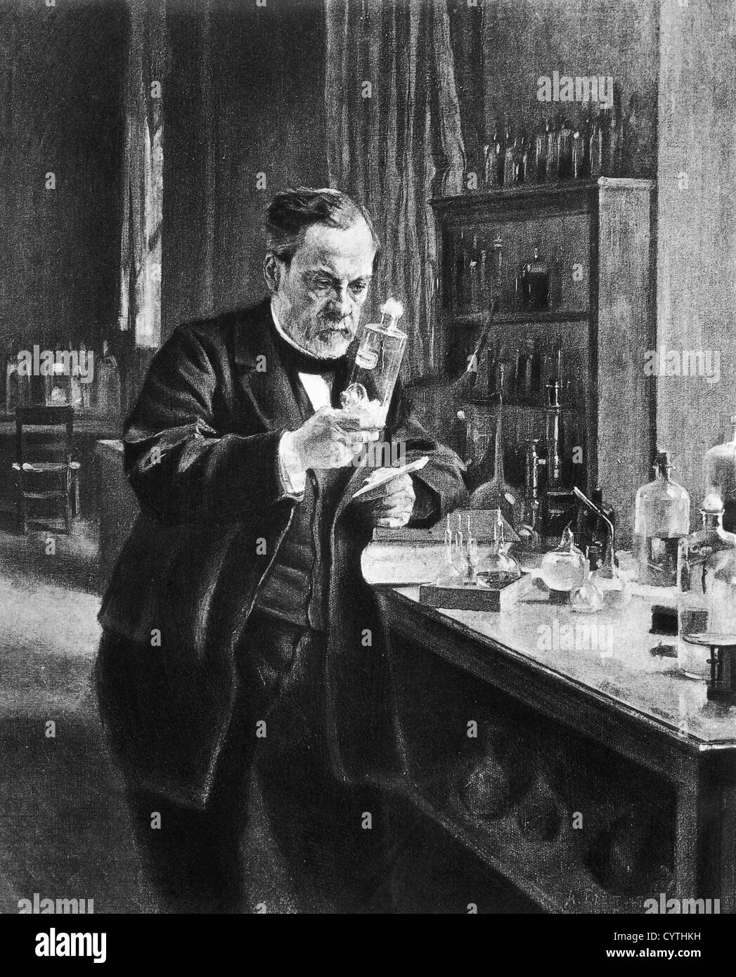 Louis Pasteur, chimiste français Banque D'Images