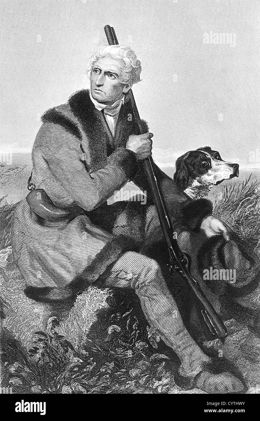Daniel Boone, pionnier américain Banque D'Images