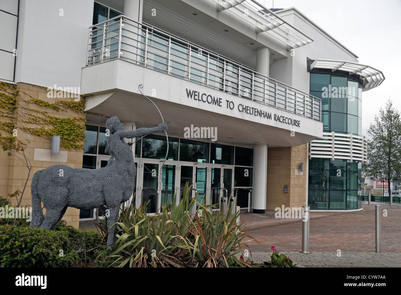 À l'Hippodrome de Cheltenham, Gloucestershire, Royaume-Uni. Banque D'Images