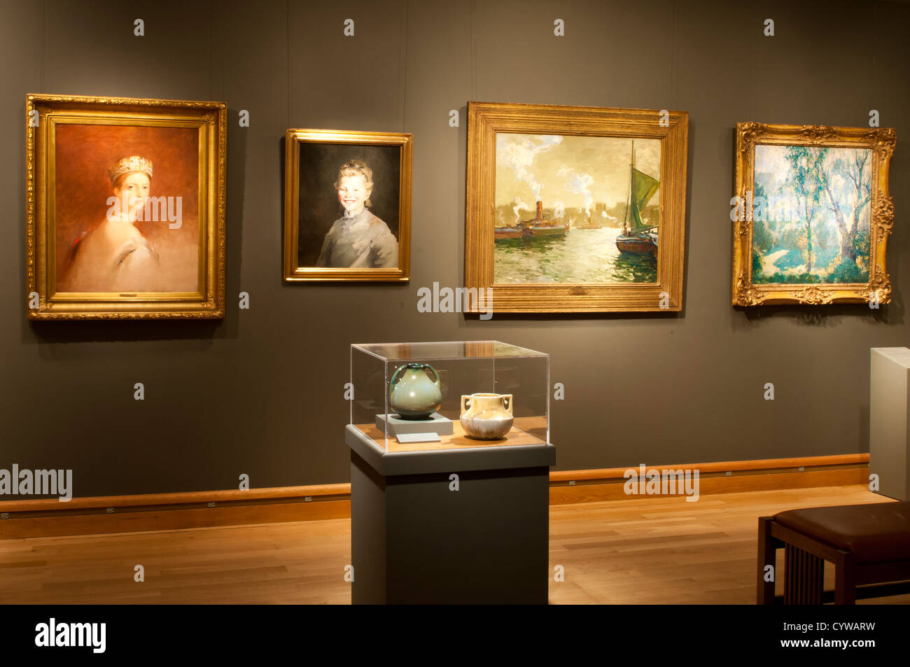 Le Charles Hosmer Morse Museum of American Art, Winter Park, Floride. Banque D'Images