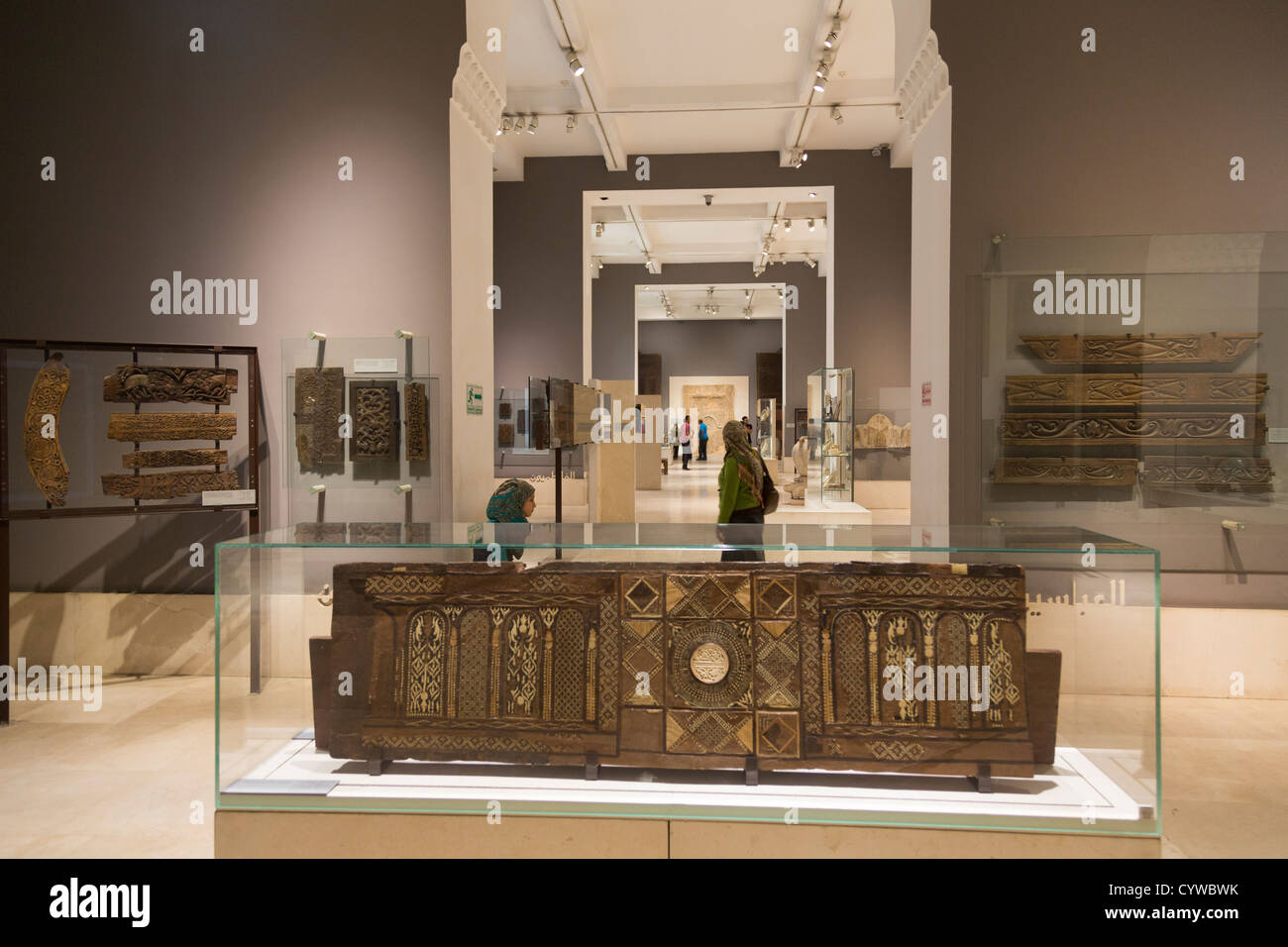 Intérieur du Musée d'art islamique, Le Caire, Egypte Banque D'Images