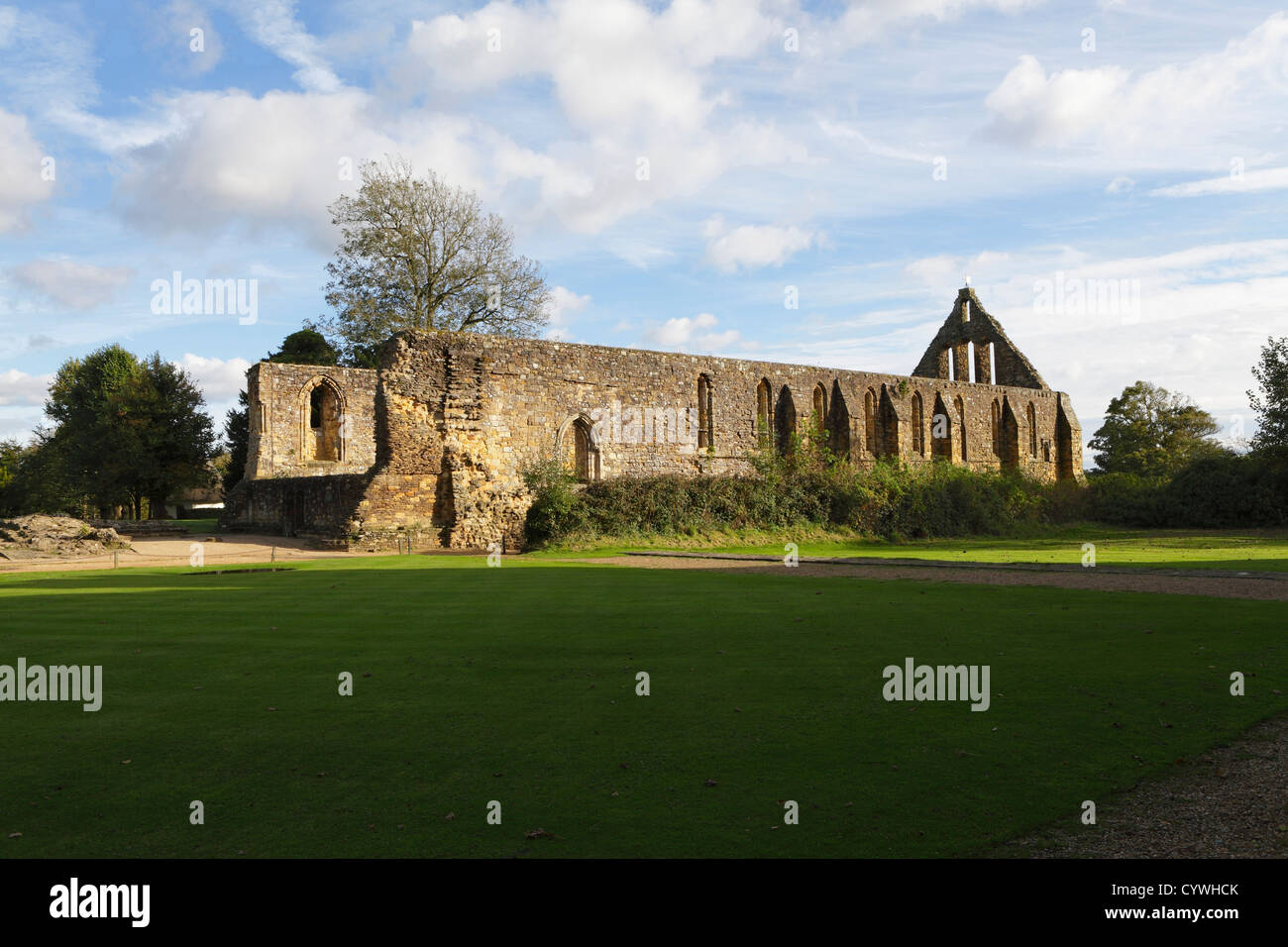 Battle Abbey UK. Site de la conquête normande de 1066 Bataille de Hastings, East Sussex, Angleterre, RU, FR Banque D'Images