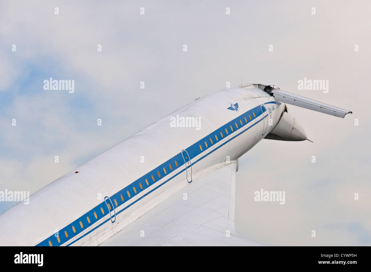 Avion de ligne supersonique Tupolev Tu-144, Illy, Aeoroflot - Location & Technology Museum Sinsheim, Allemagne du Sud Banque D'Images