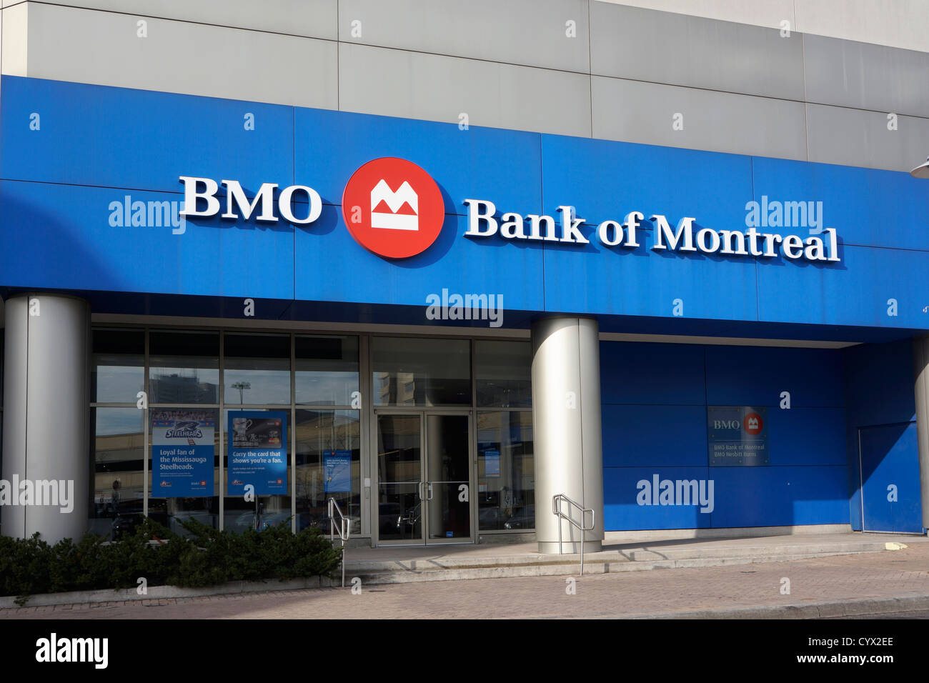 , BMO Banque de Montréal Sign Banque D'Images
