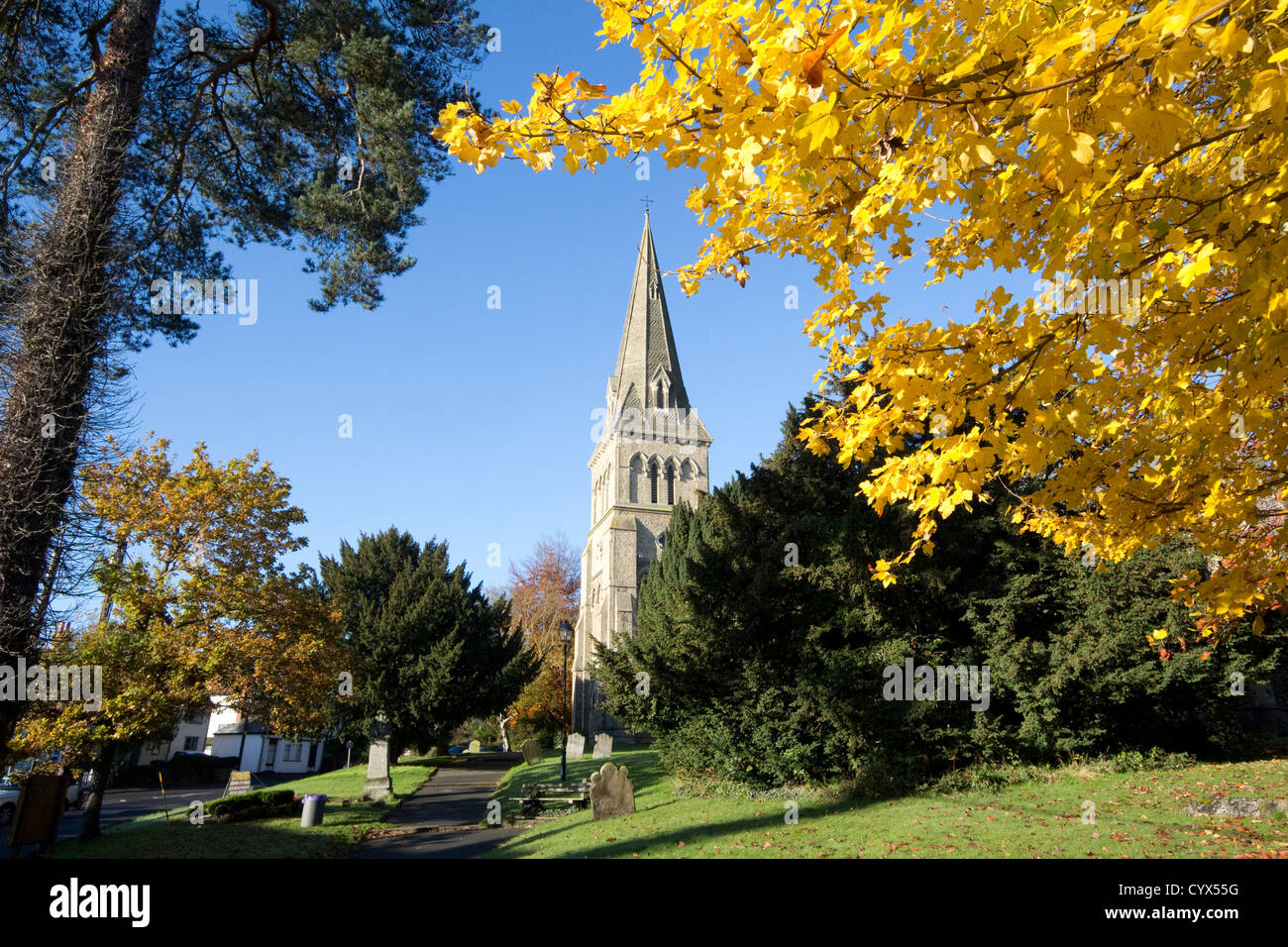 L'église Holy Trinity angleterre essex halstead Banque D'Images