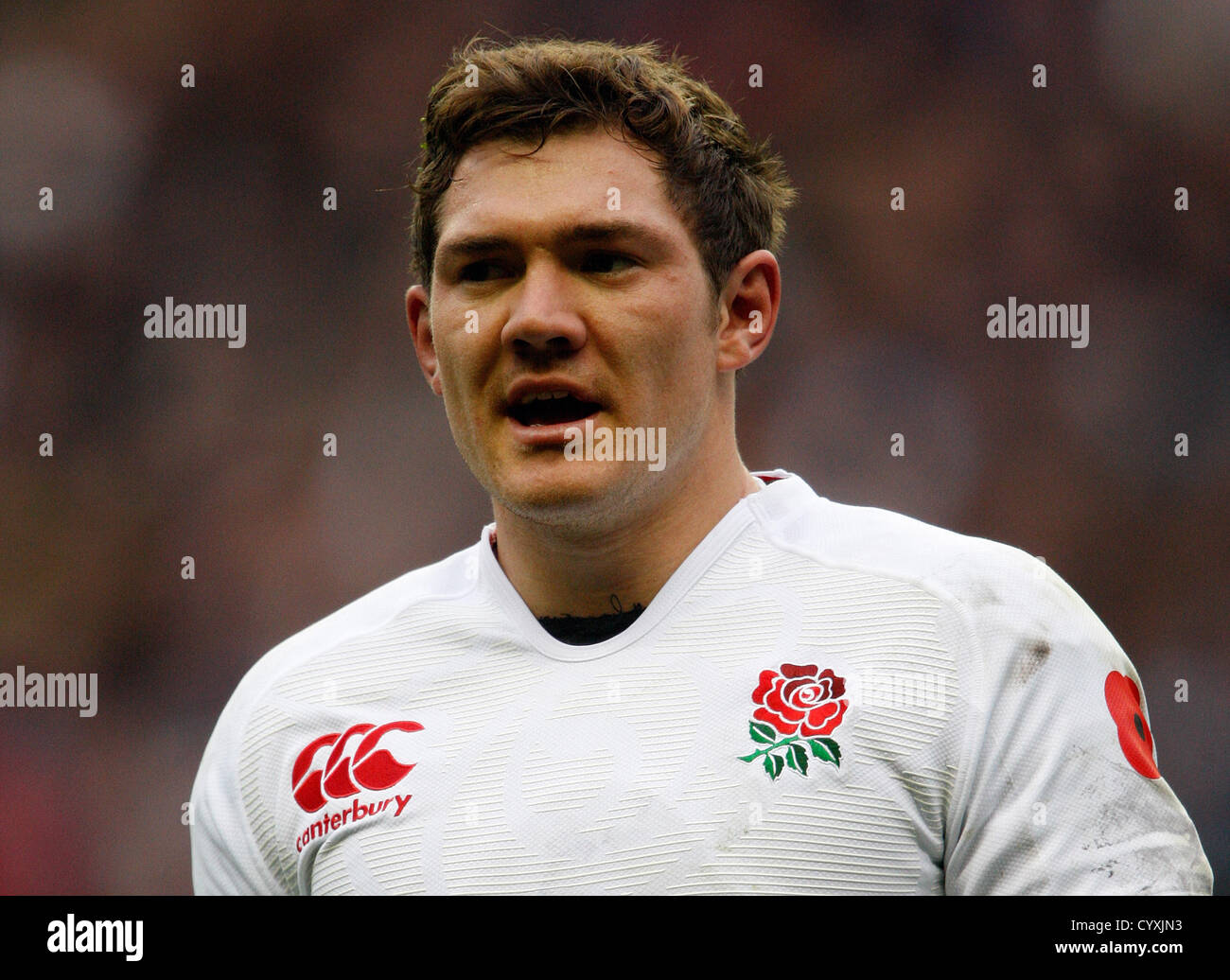 ALEX GOODE TWICKENHAM MIDDLESEX ANGLETERRE ANGLETERRE RU 10 Novembre 2012 Banque D'Images