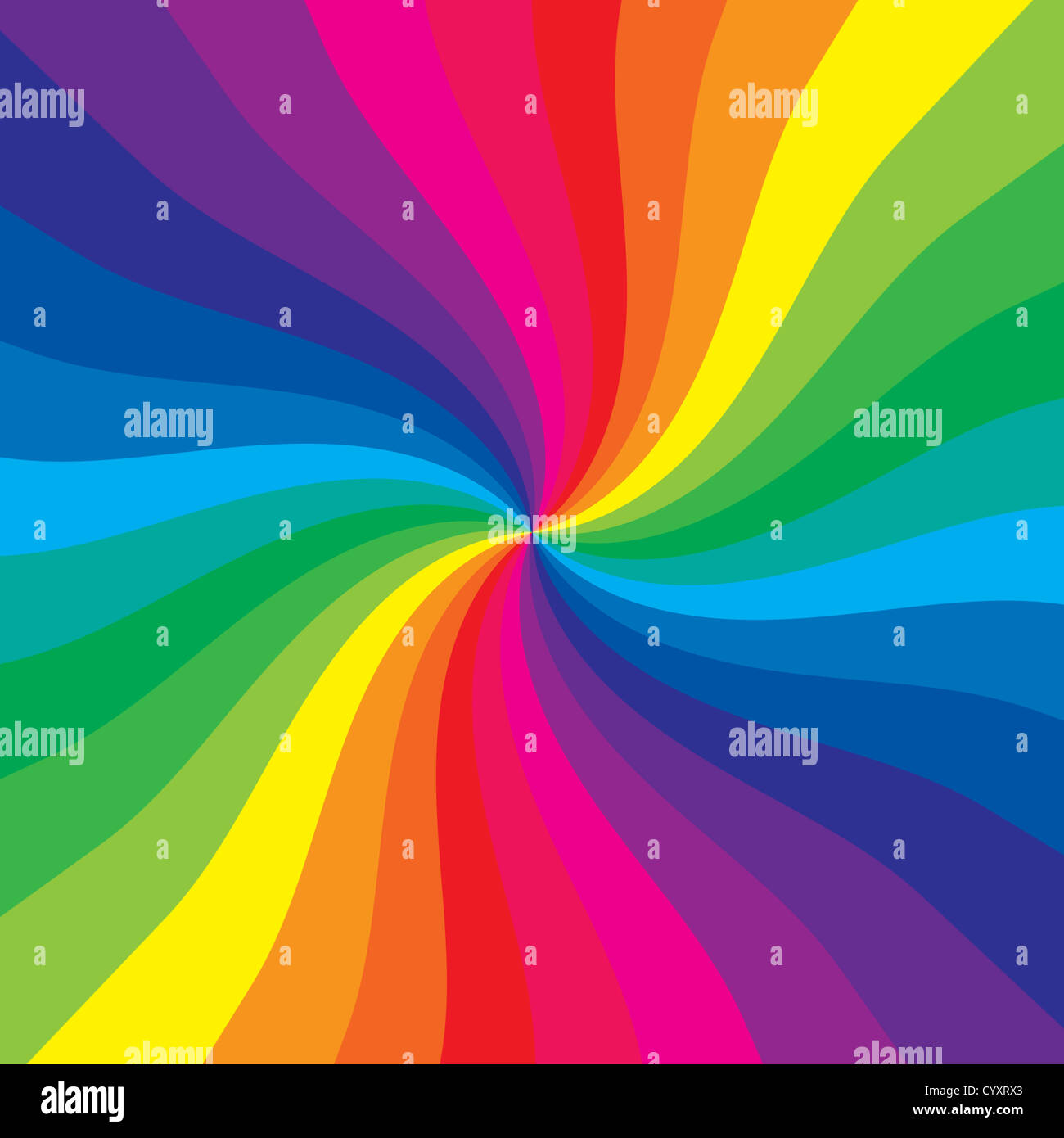 Explosion arc-en-ciel fait un fond très coloré Banque D'Images