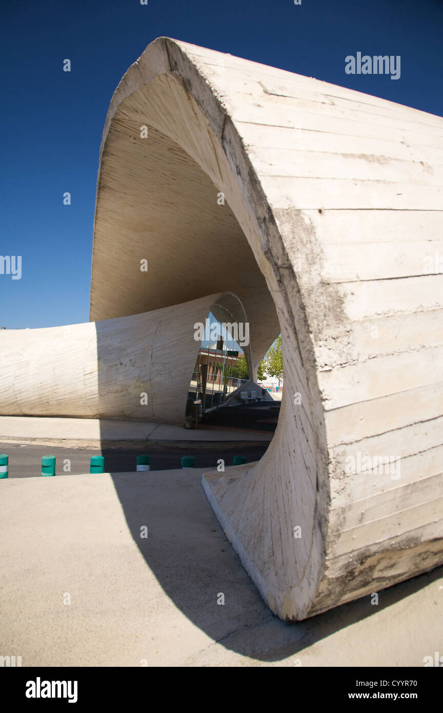 Gare routière de casar de Caceres espagne village Banque D'Images