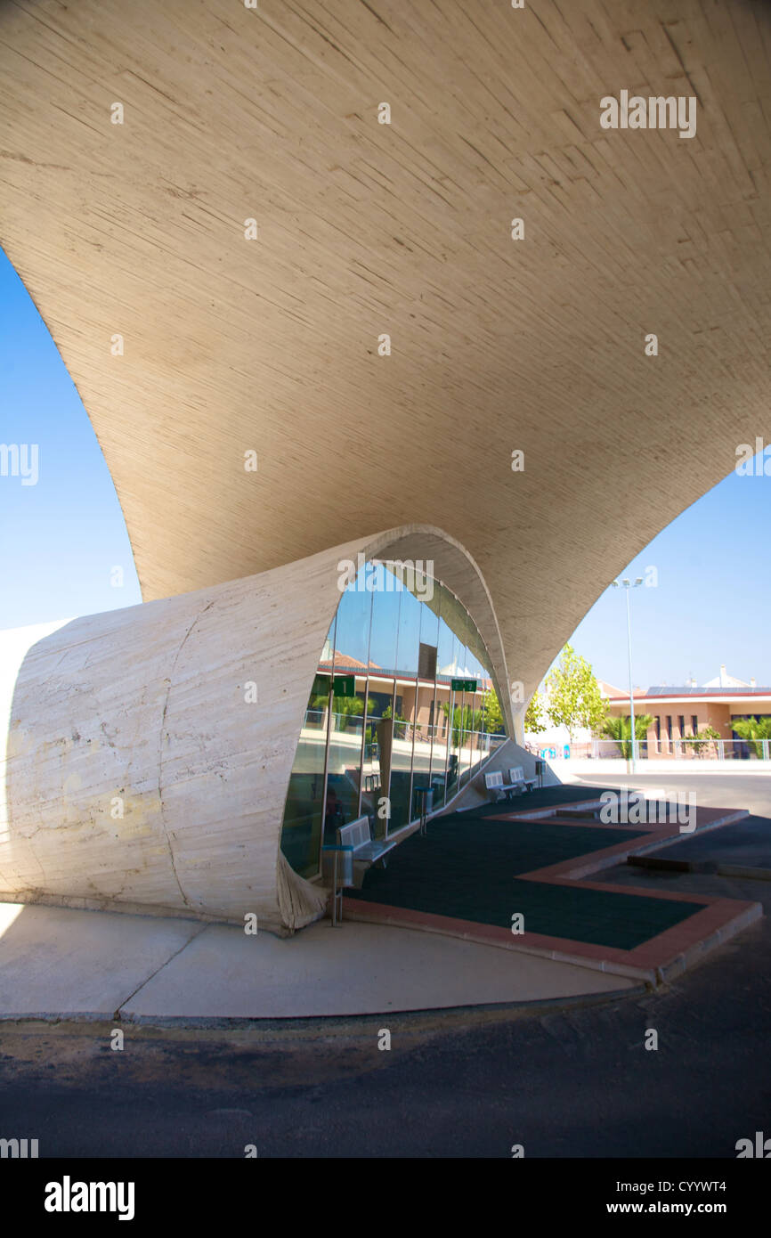 Gare routière de casar de Caceres espagne village Banque D'Images