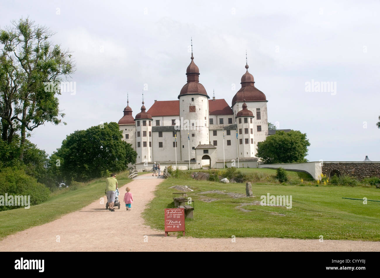 Läckö slott örebro suède suédois château fairytale Banque D'Images