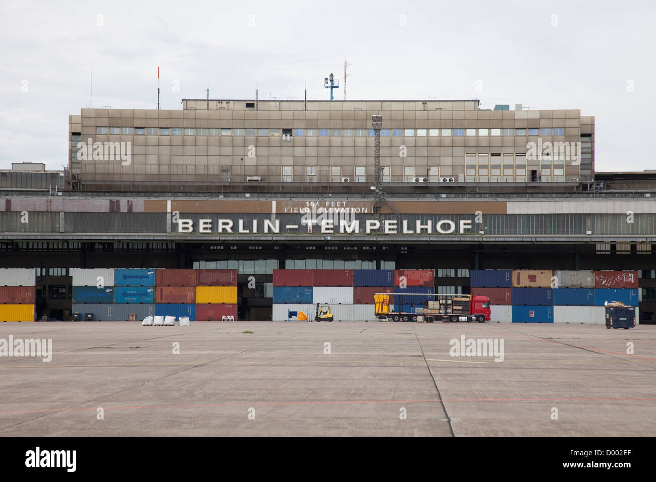 L'aéroport Berlin Templehof Banque D'Images