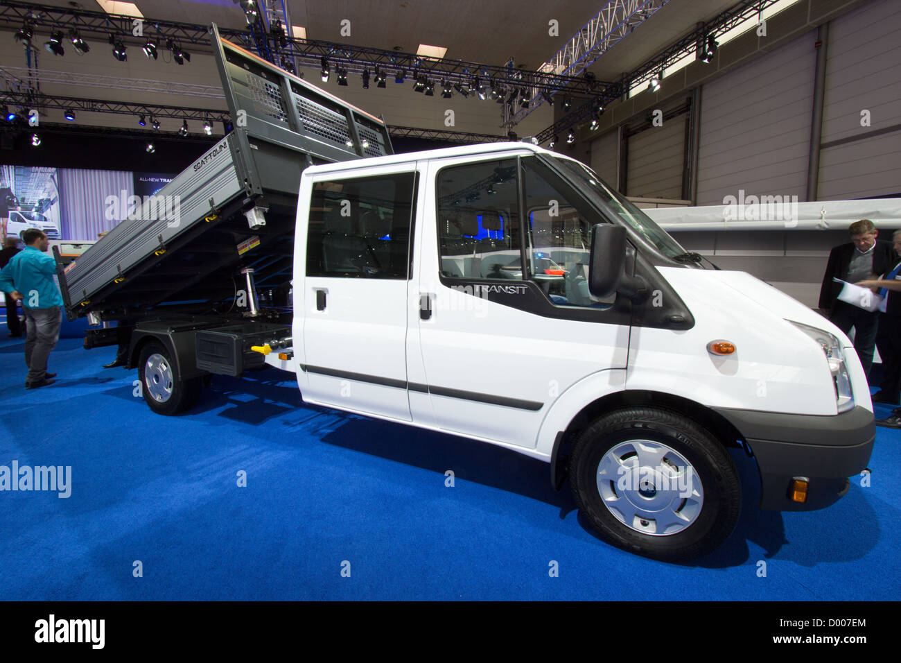 Ford Transit Van au du Salon International des Véhicules Utilitaires. Hanovre 2012 Banque D'Images
