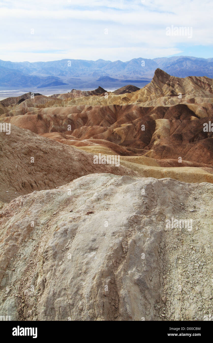 Manly Pic à Zabriskie Point, Death Valley, California, USA Banque D'Images