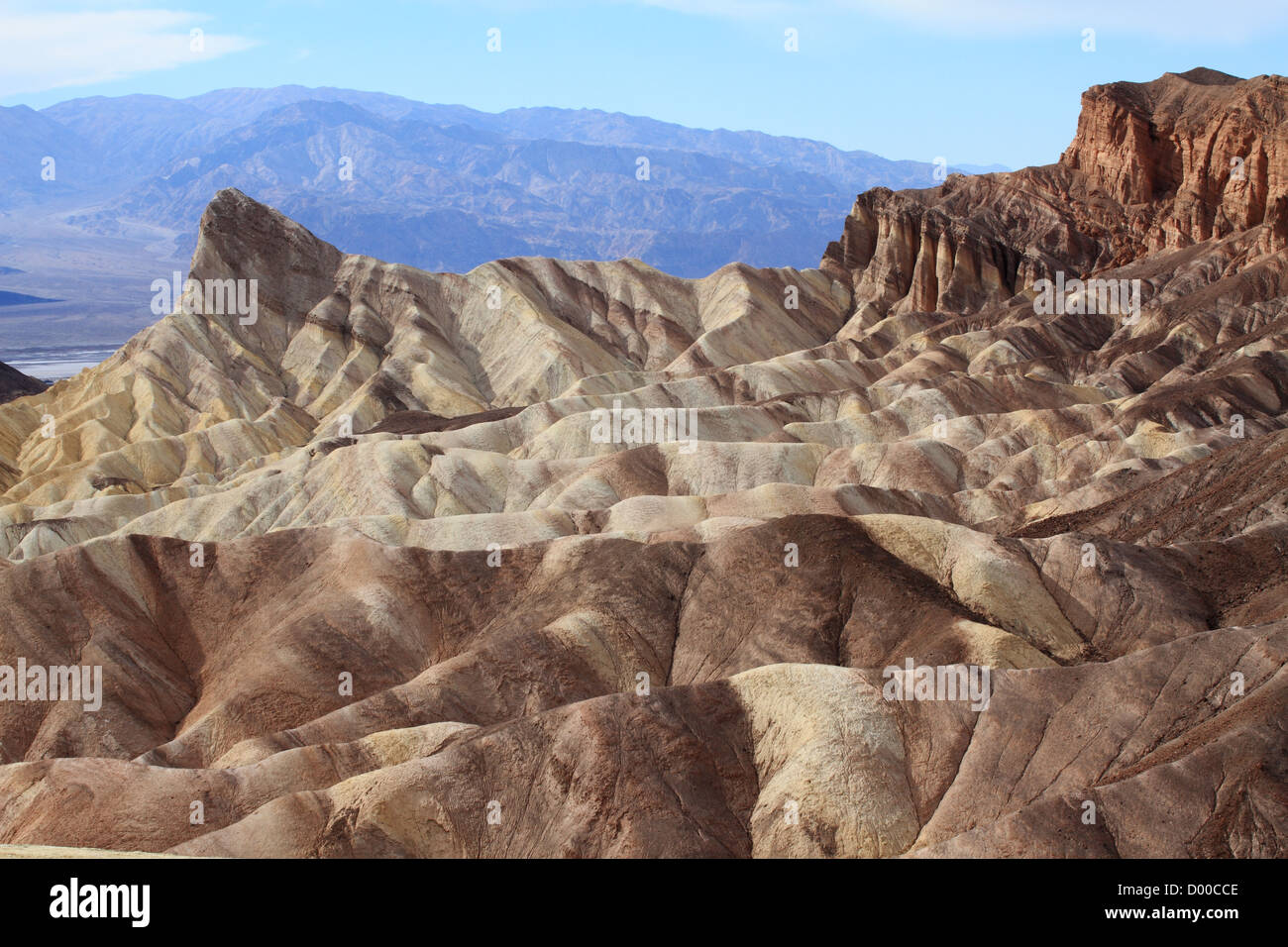 Manly Pic à Zabriskie Point, Death Valley, California, USA Banque D'Images