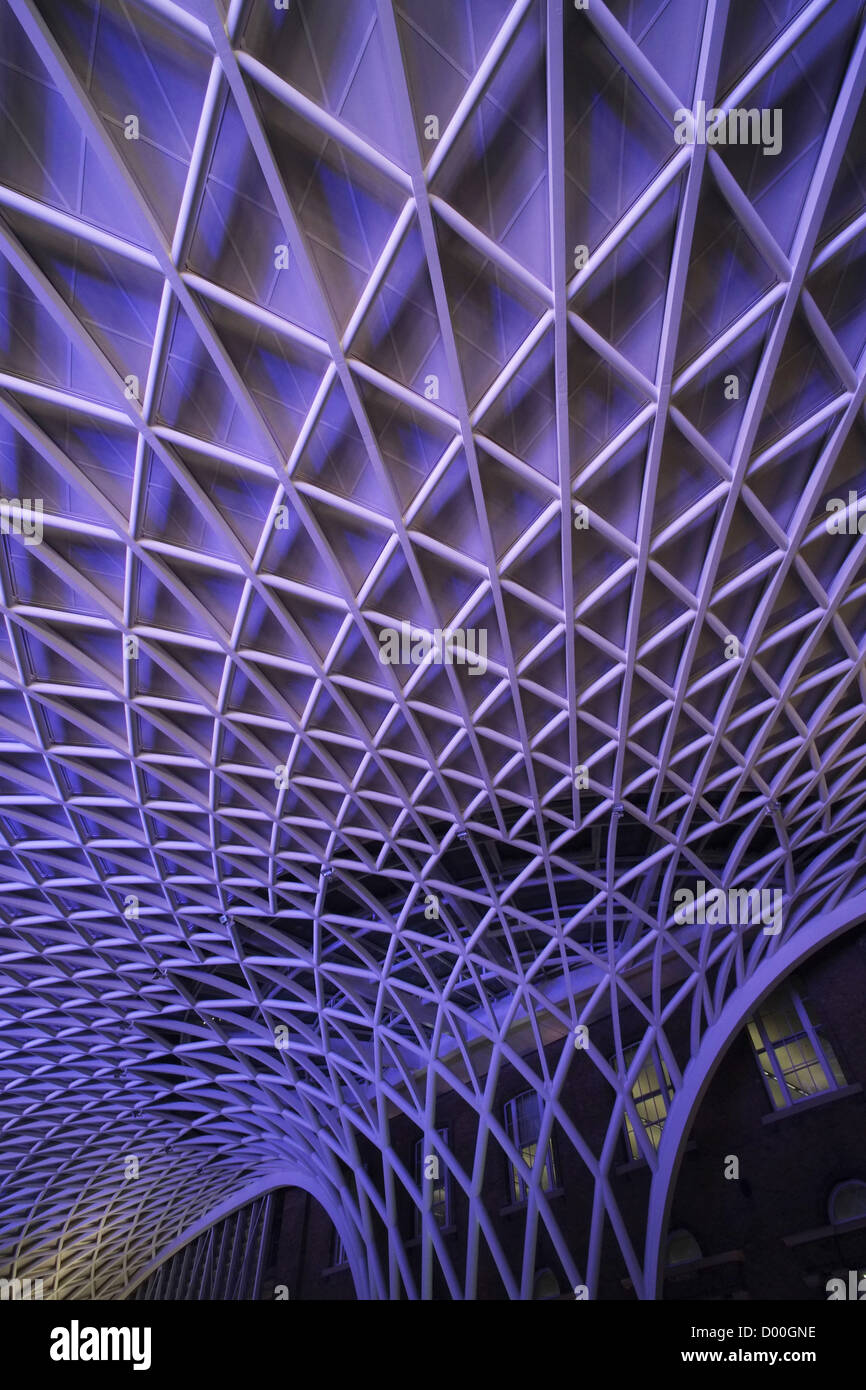 La gare de Kings Cross, Londres, Royaume-Uni pavillon, conçu par John McAslan et partenaires. Banque D'Images