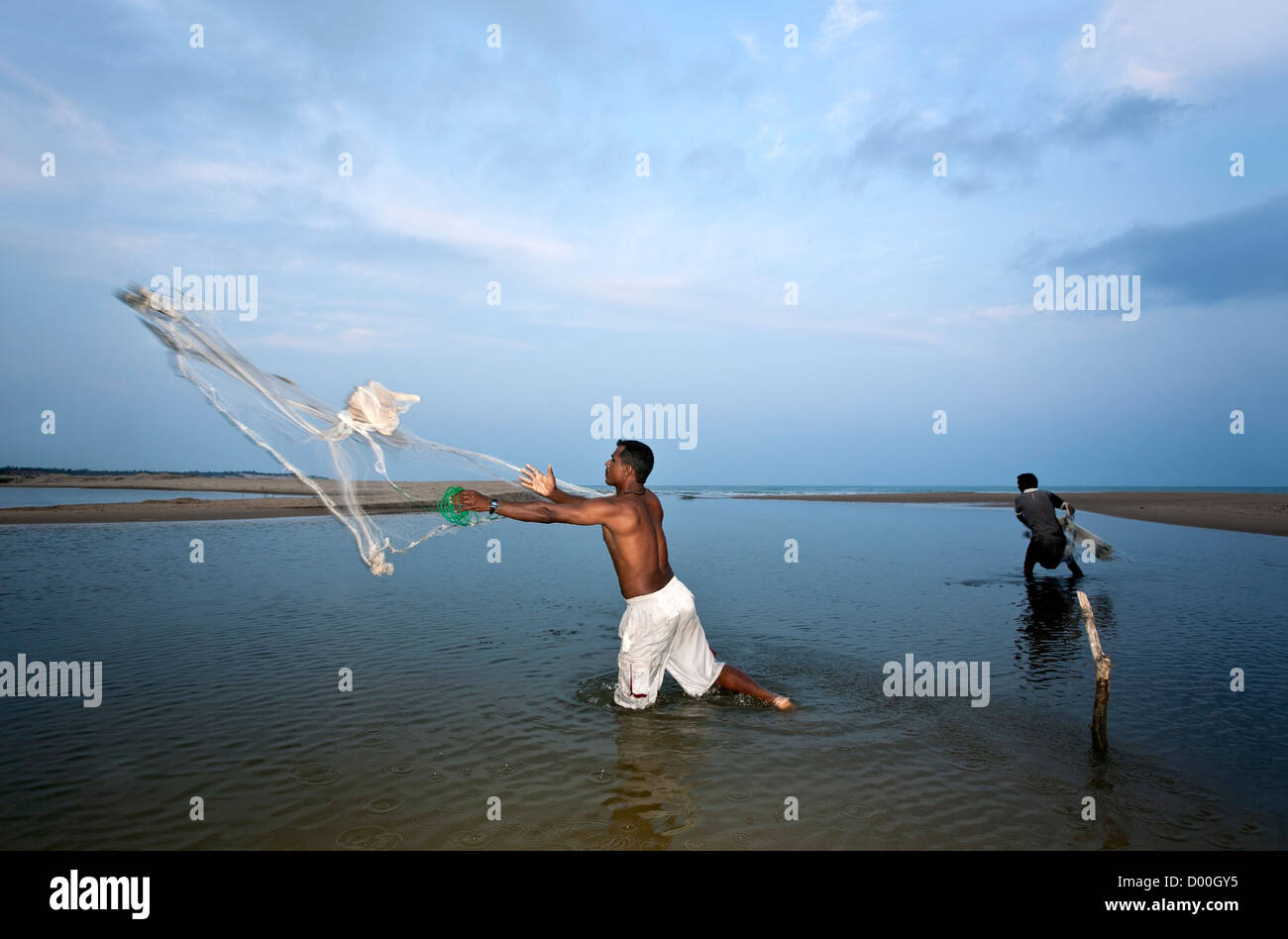Pêche. D'Arugam Bay. Sri Lanka Banque D'Images