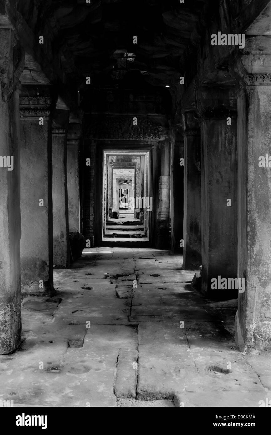 Ruines du temple d'Angkor Banque D'Images