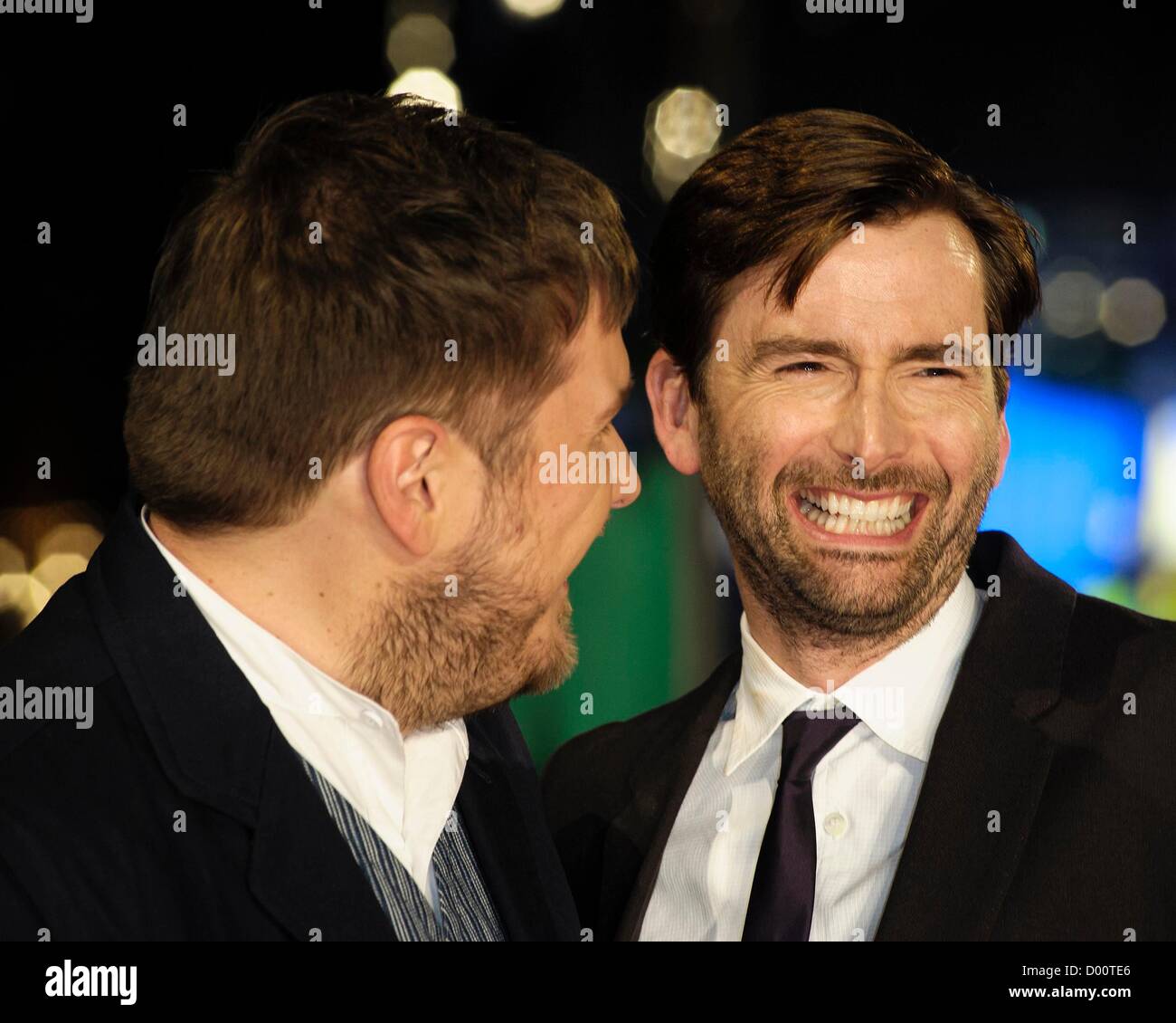 Acteurs Marc Wootton et David Tennant assiste à la première mondiale de la nativité 2 : Danger dans la crèche le 13/11/2012 à l'Empire Leicester Square, Londres. Les personnes sur la photo : Marc Wootton et David Tennant . Photo par Julie Edwards Banque D'Images