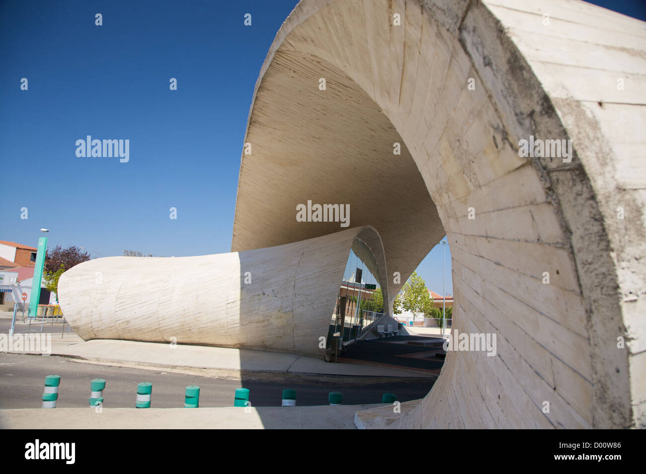 Gare routière de casar de Caceres espagne village Banque D'Images