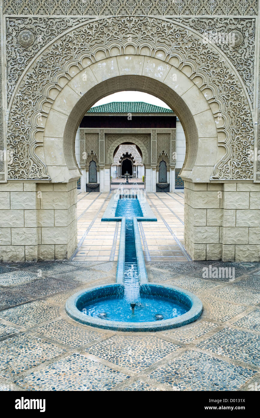 Beau pavillon marocain à Putrajaya, Malaisie Banque D'Images