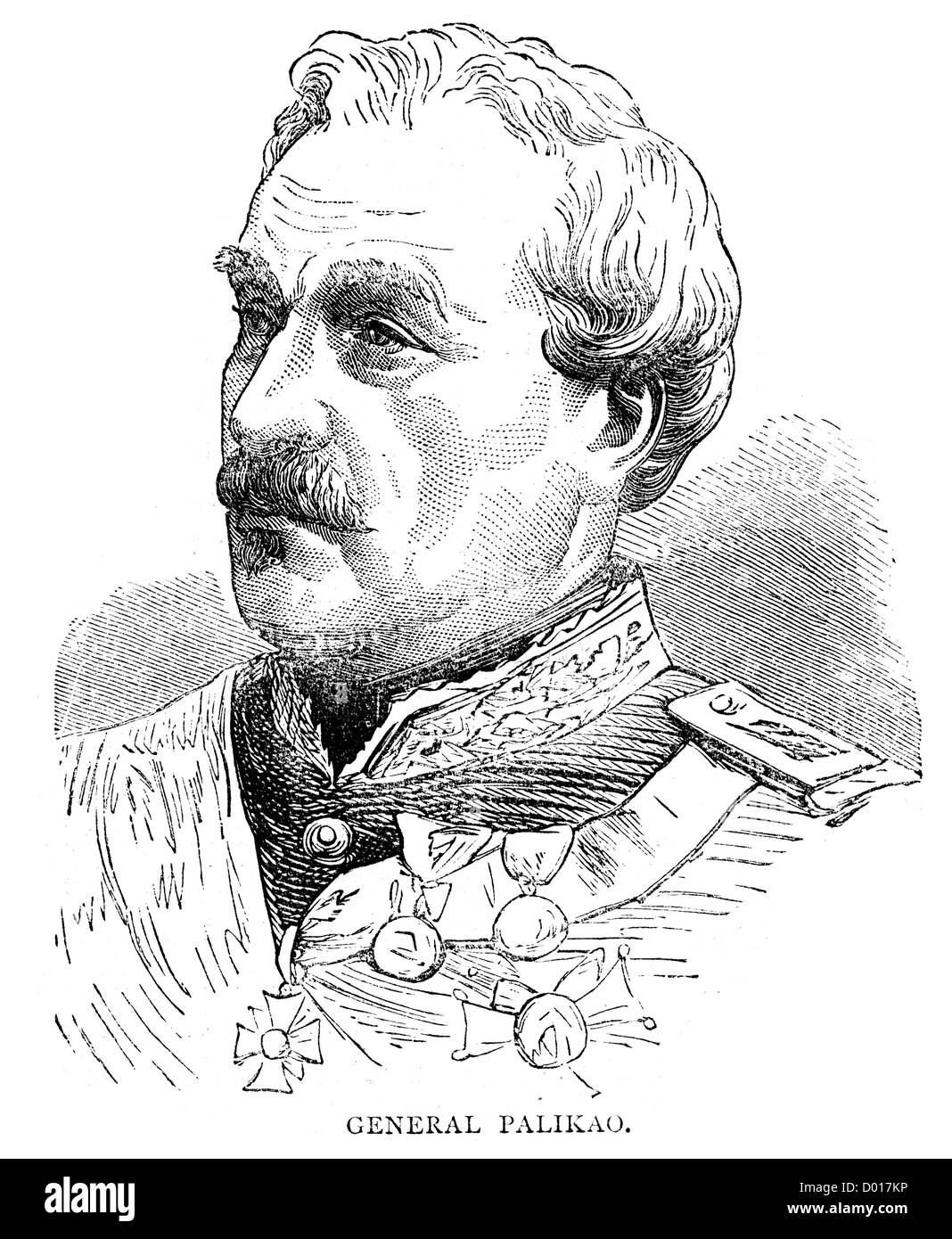 Charles Cousin-Montauban, Comte de Palikao, un général et homme d'État au  cours de la guerre de Prusse Franco Photo Stock - Alamy