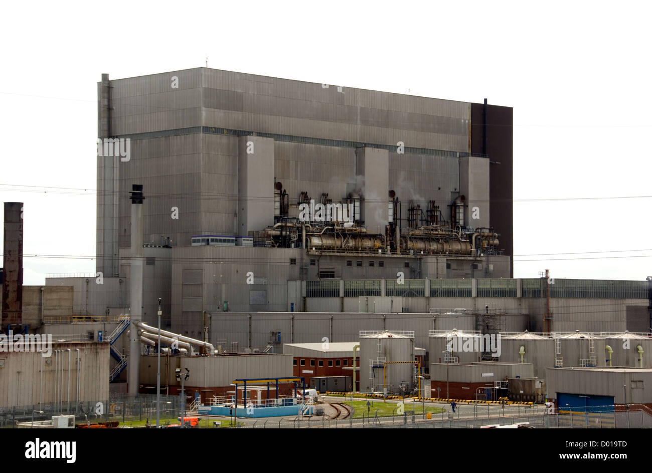 HEYSHAM ; LANCASHIRE ; LA CENTRALE NUCLÉAIRE Banque D'Images