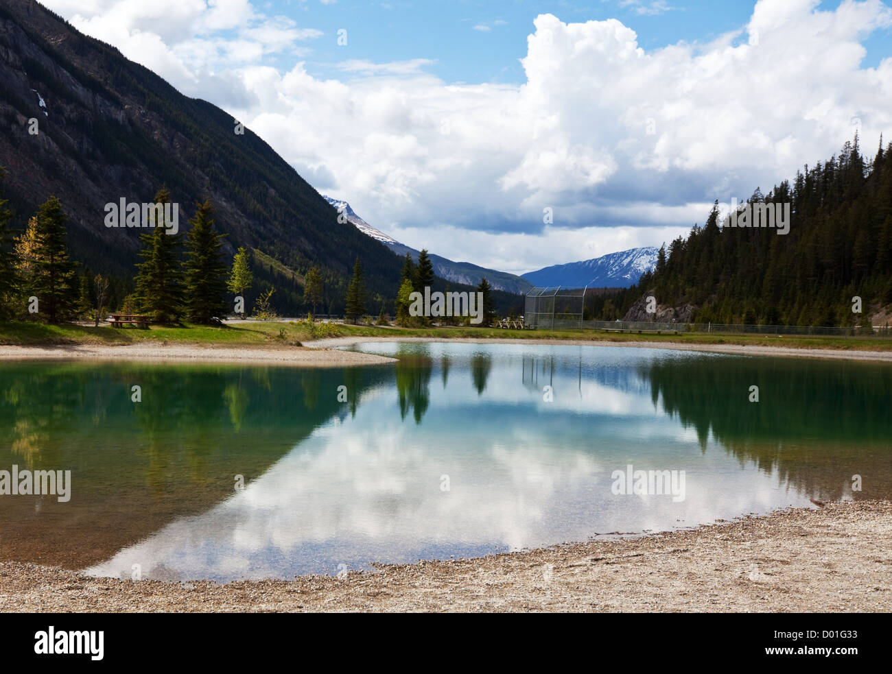 Lac de montagne Banque D'Images